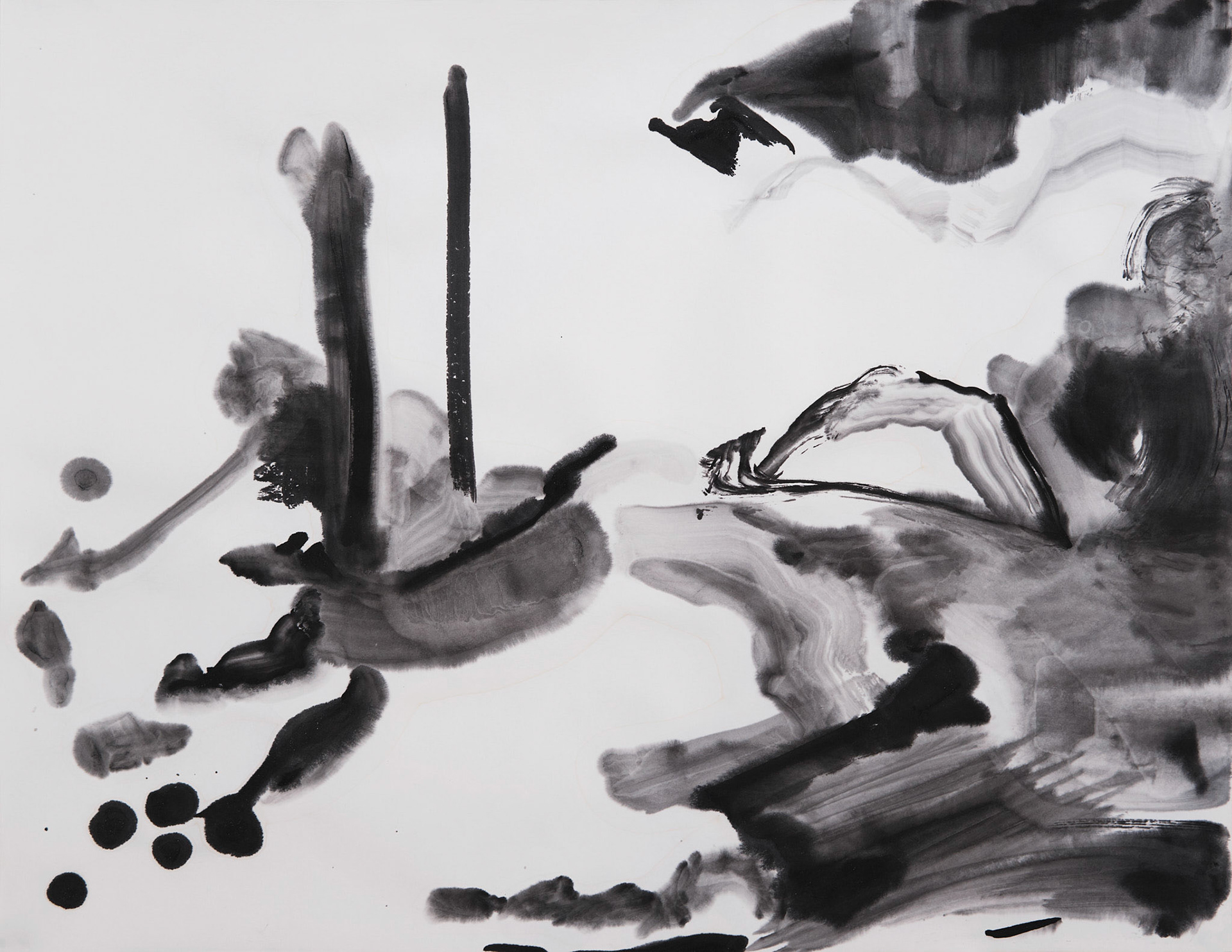 MIND PATH #10 Ink on paper 29,5 x 21 cm ( 11,6 x 8,2 in.)