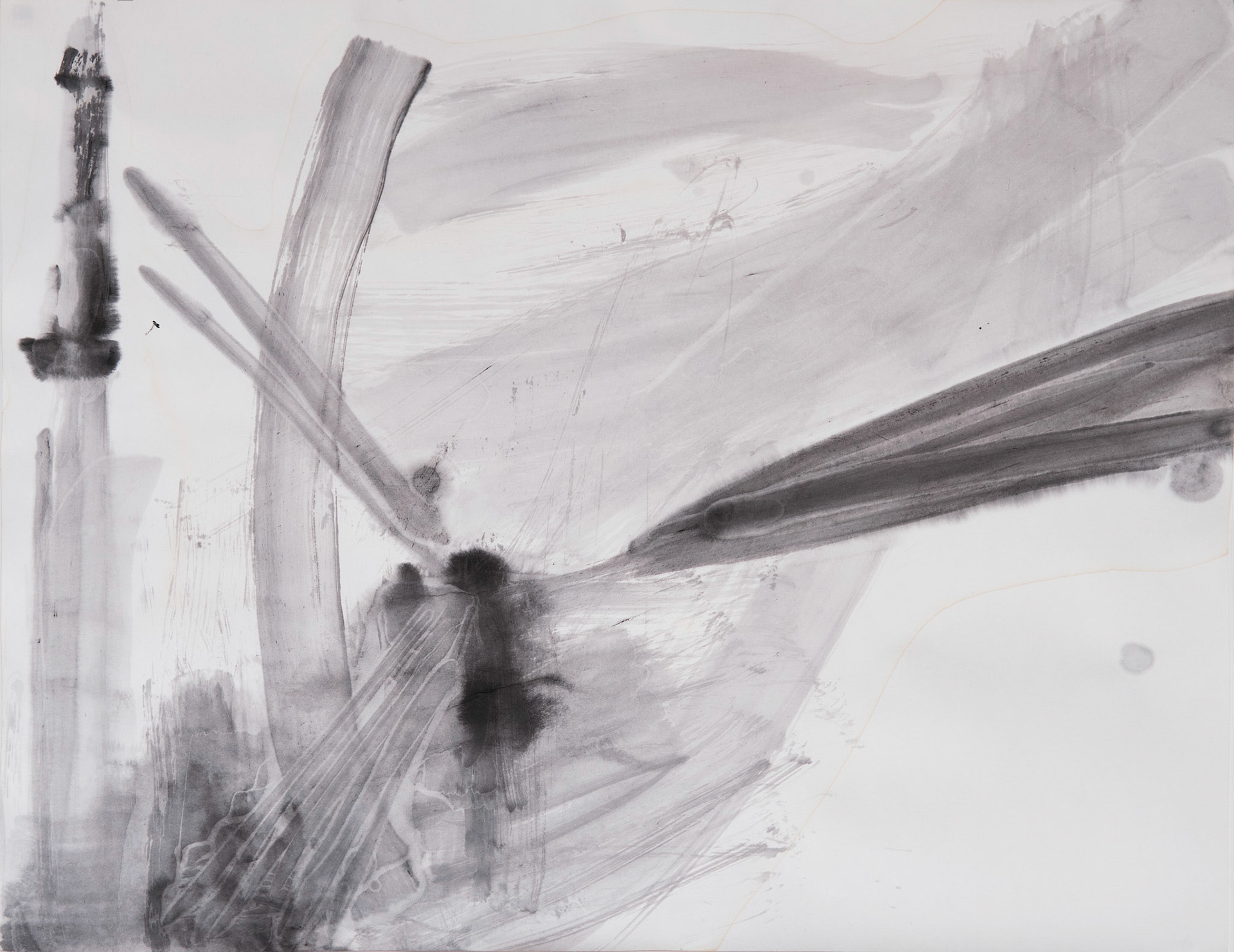 MIND PATH #9 Ink on paper 29,5 x 21 cm ( 11,6 x 8,2 in.)