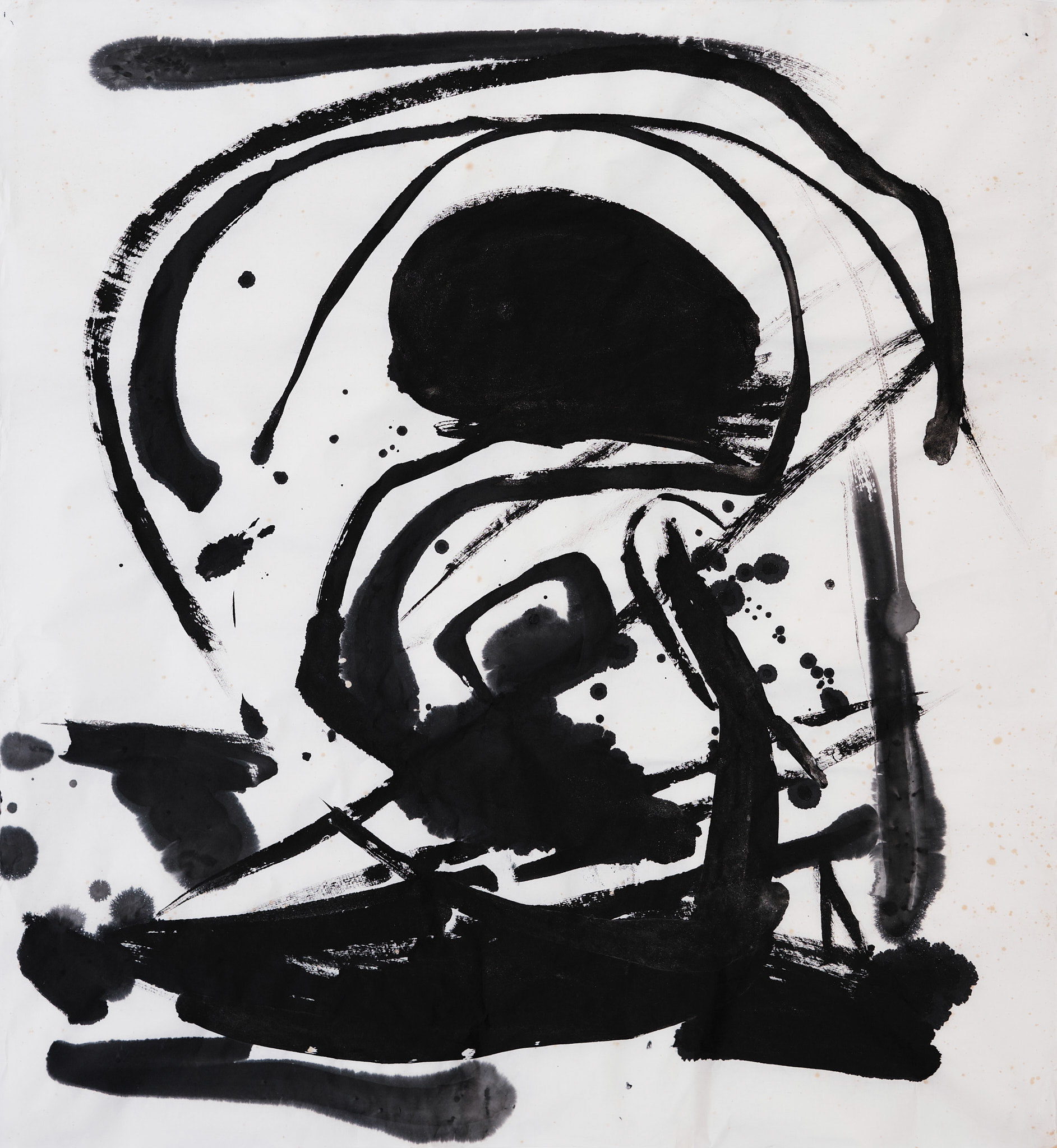 MIND PATH #41 Ink on paper 75 x 69,5 cm ( 29,5 x 27,3 in.)