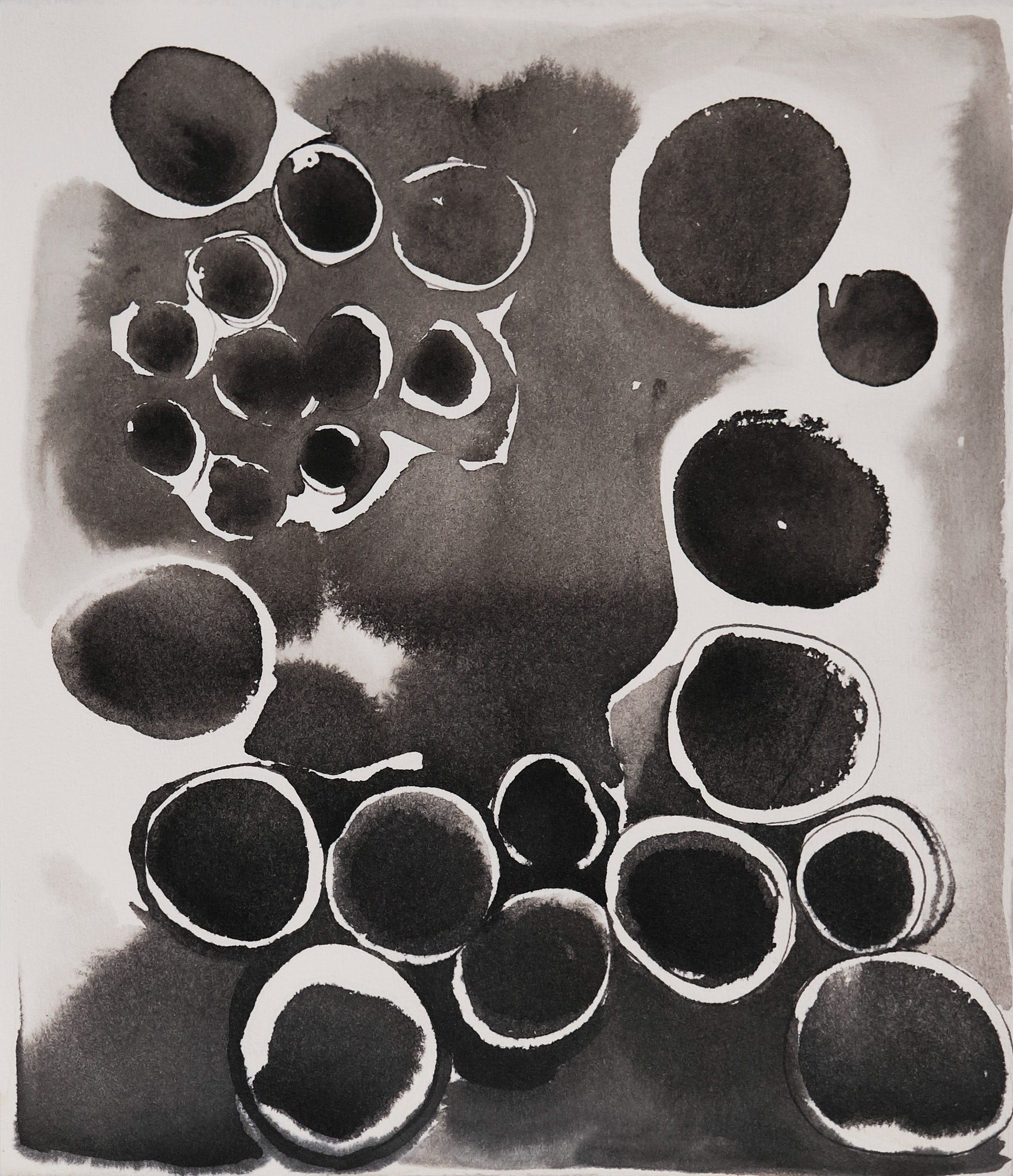 MIND PATH #6   Ink on paper  35 x 25 cm ( 14 x 10 in.)