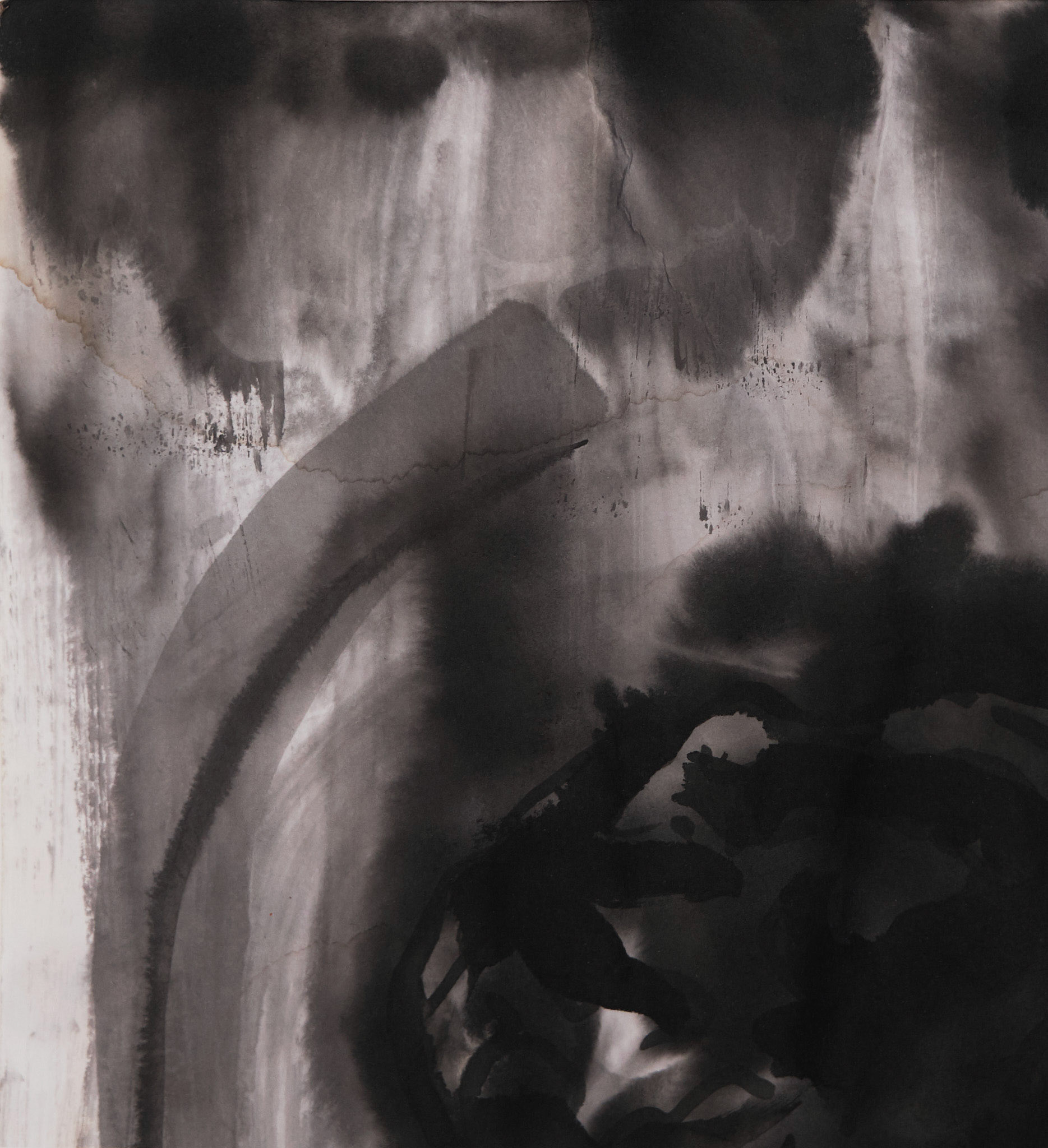 MIND PATH #33   Ink on paper  40 x 31 cm ( 16 x 12,2 in.)