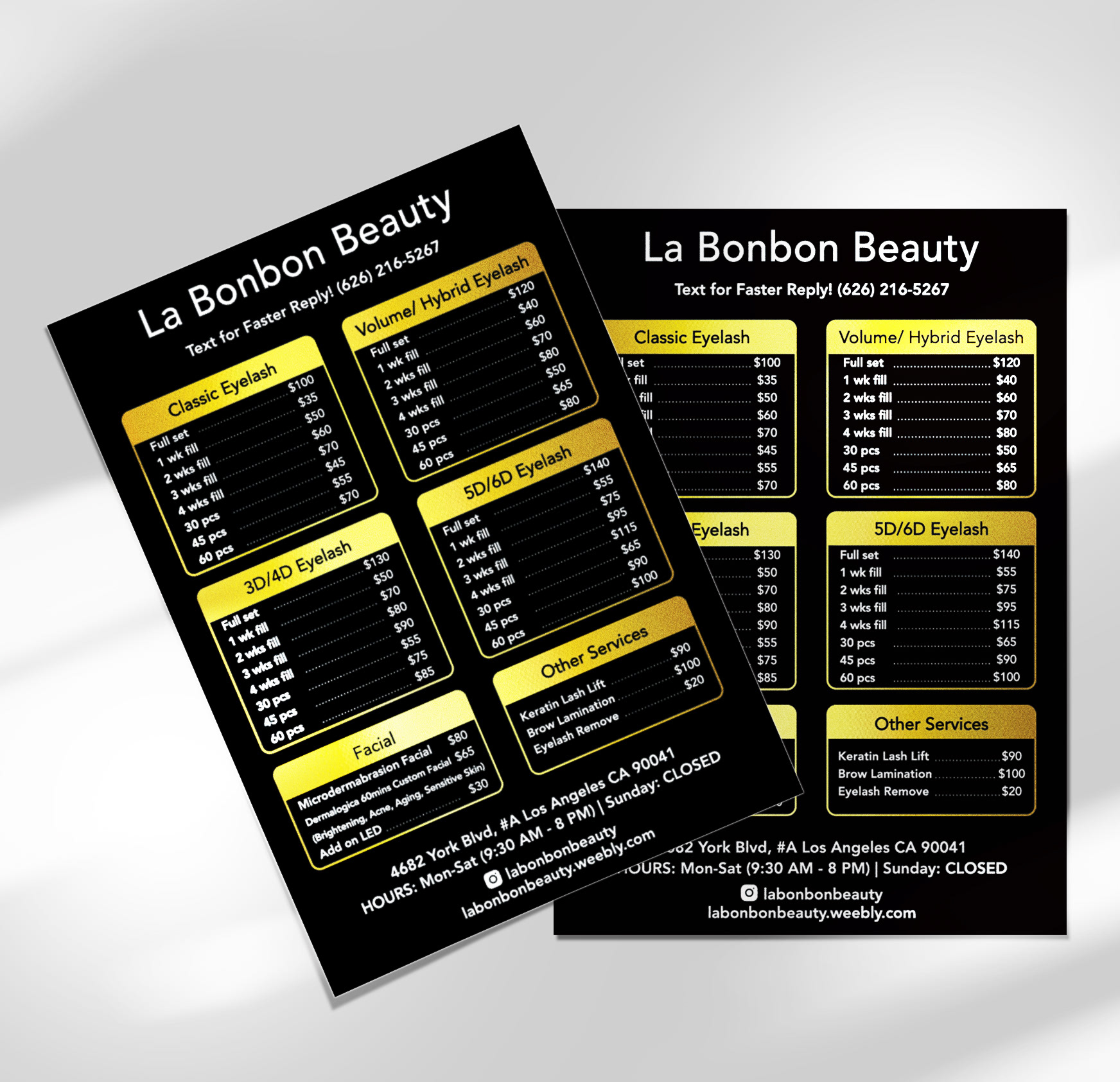 Designed and Printed for La Bonbon Beauty