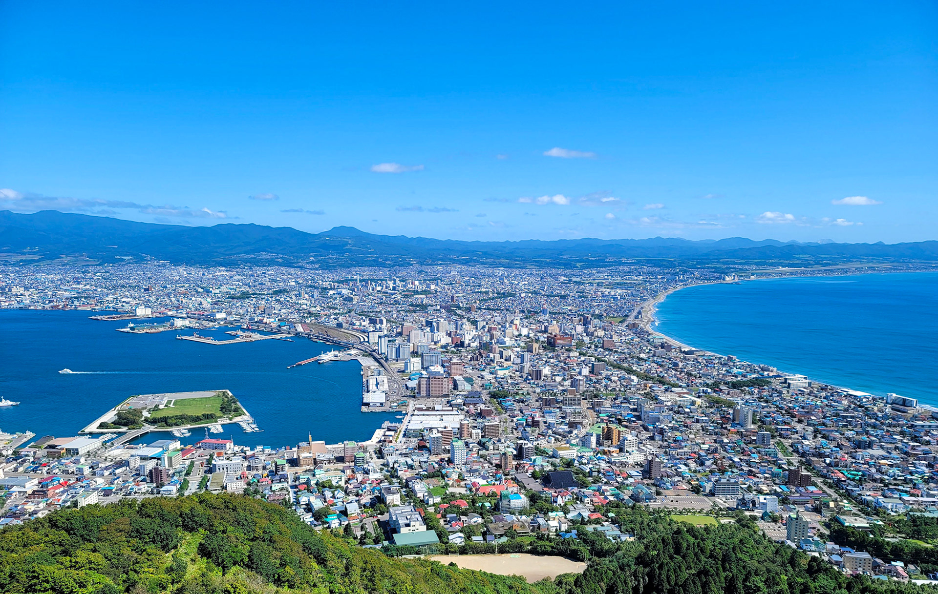 函館山から