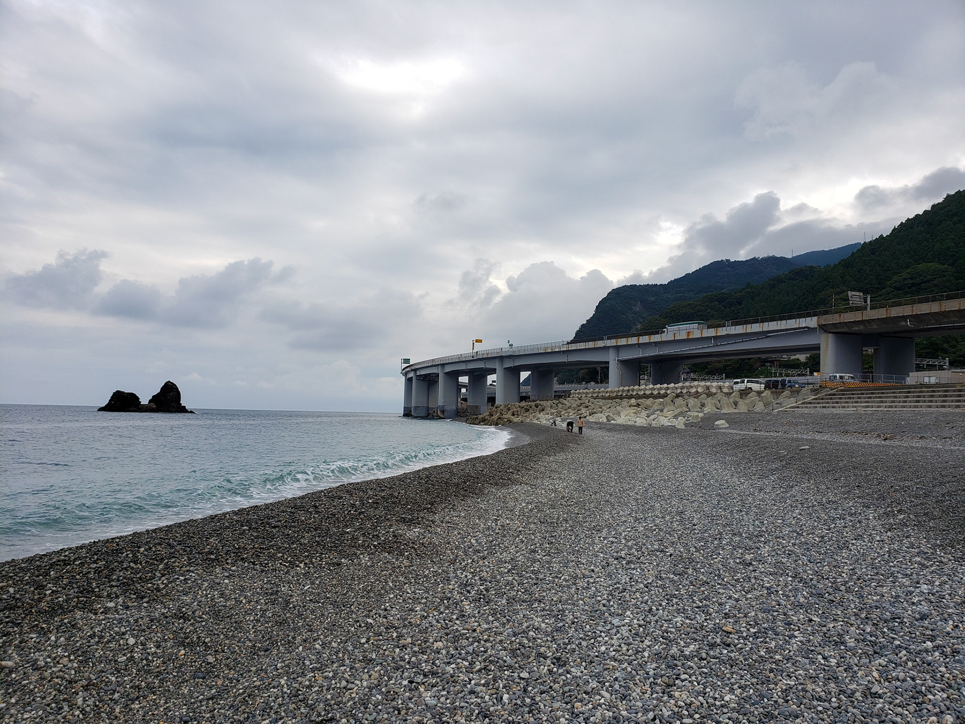 親不知海水浴場周辺