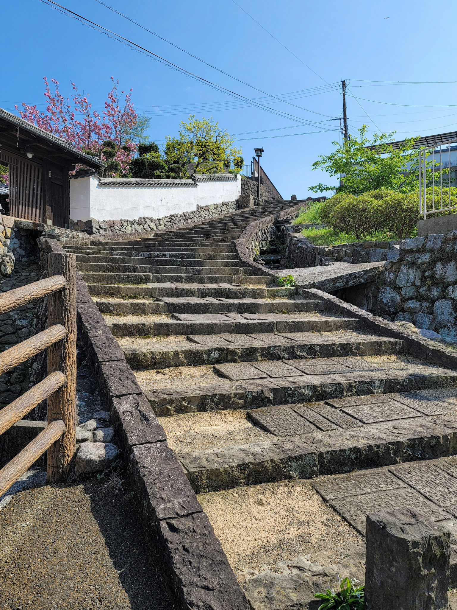 杵築市内の坂