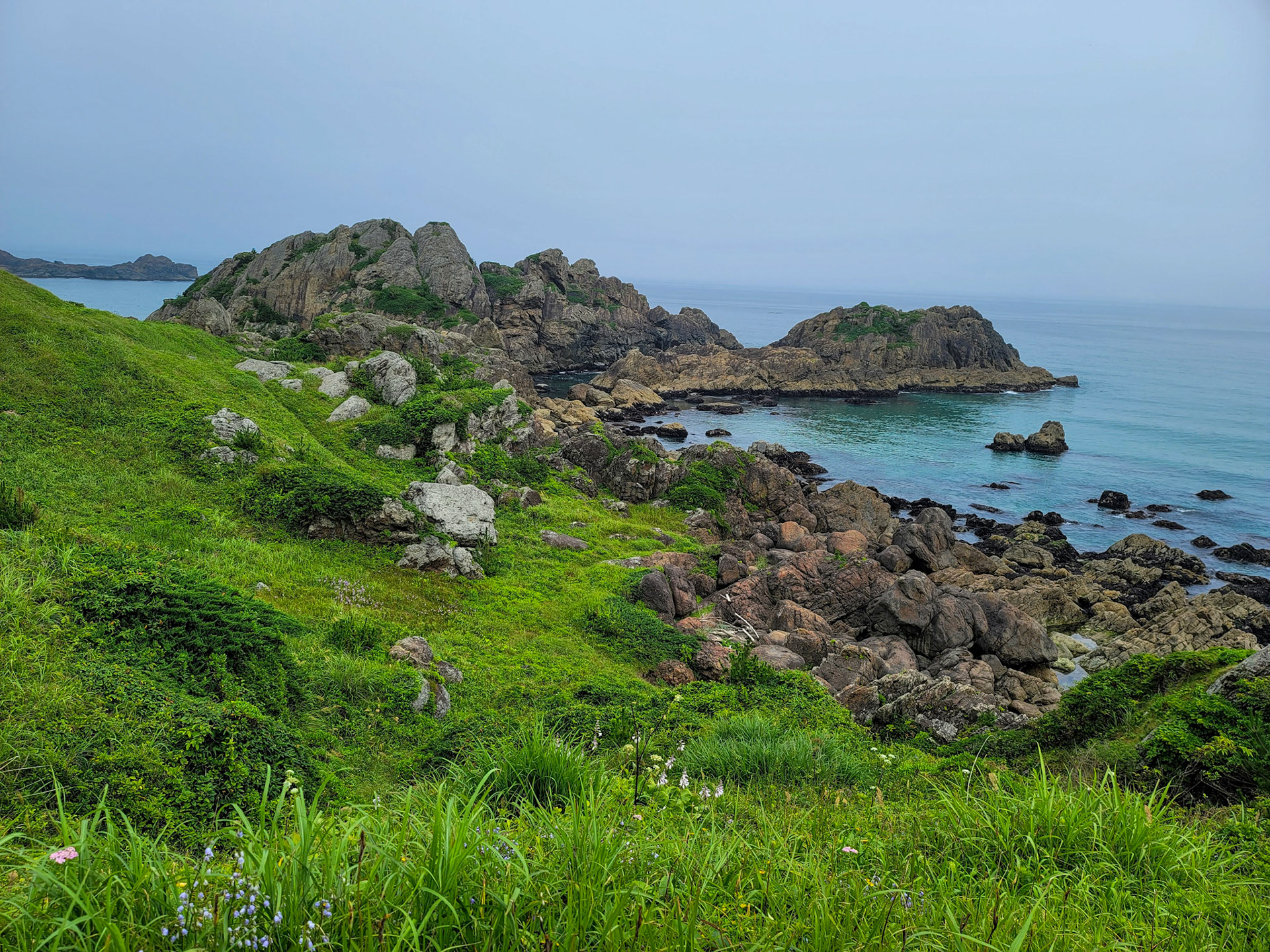 大須賀海岸北の展望台から