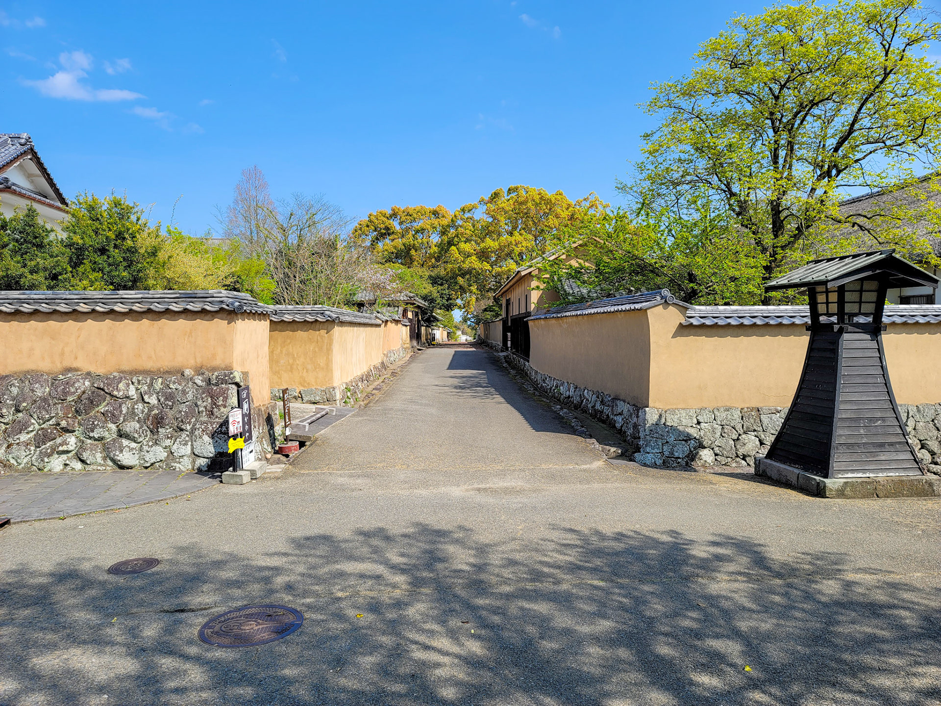杵築小学校近くの市内