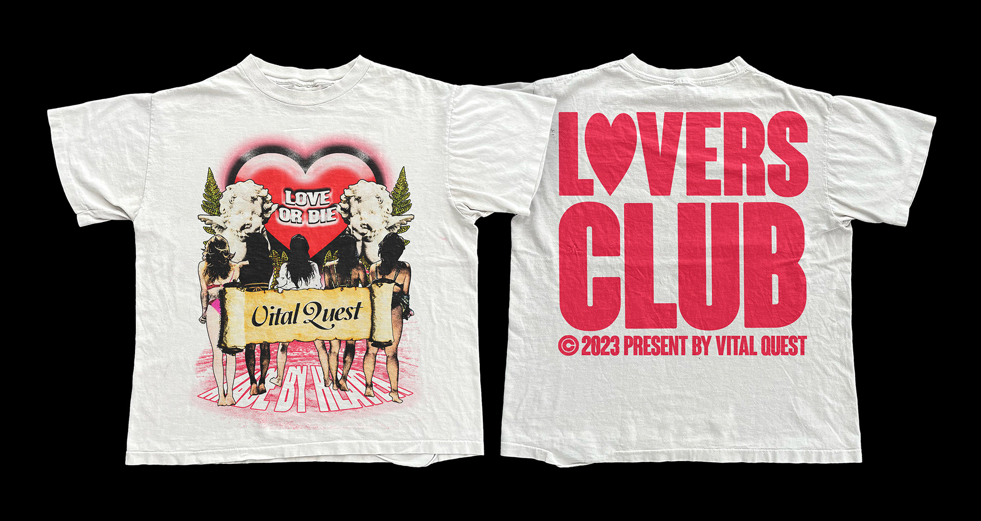 OFFICIAL LOVERS CLUB TEE DESIGNED BY CLOUDY MEMBER @WEIRDOS.STDIOS