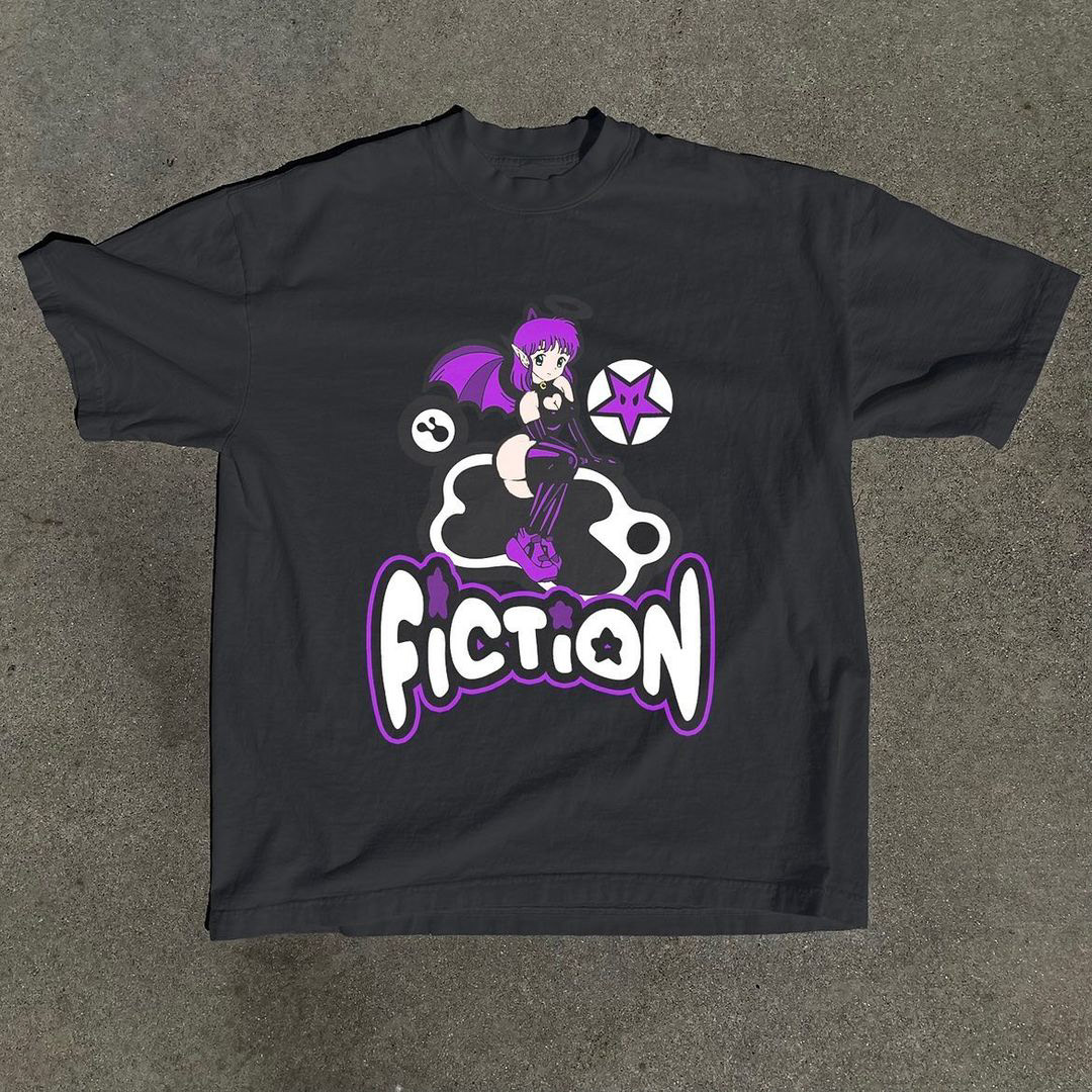 OFFICIAL FICTION TEE DESIGNED BY CLOUDY MEMBER KAYMIDNIGH7