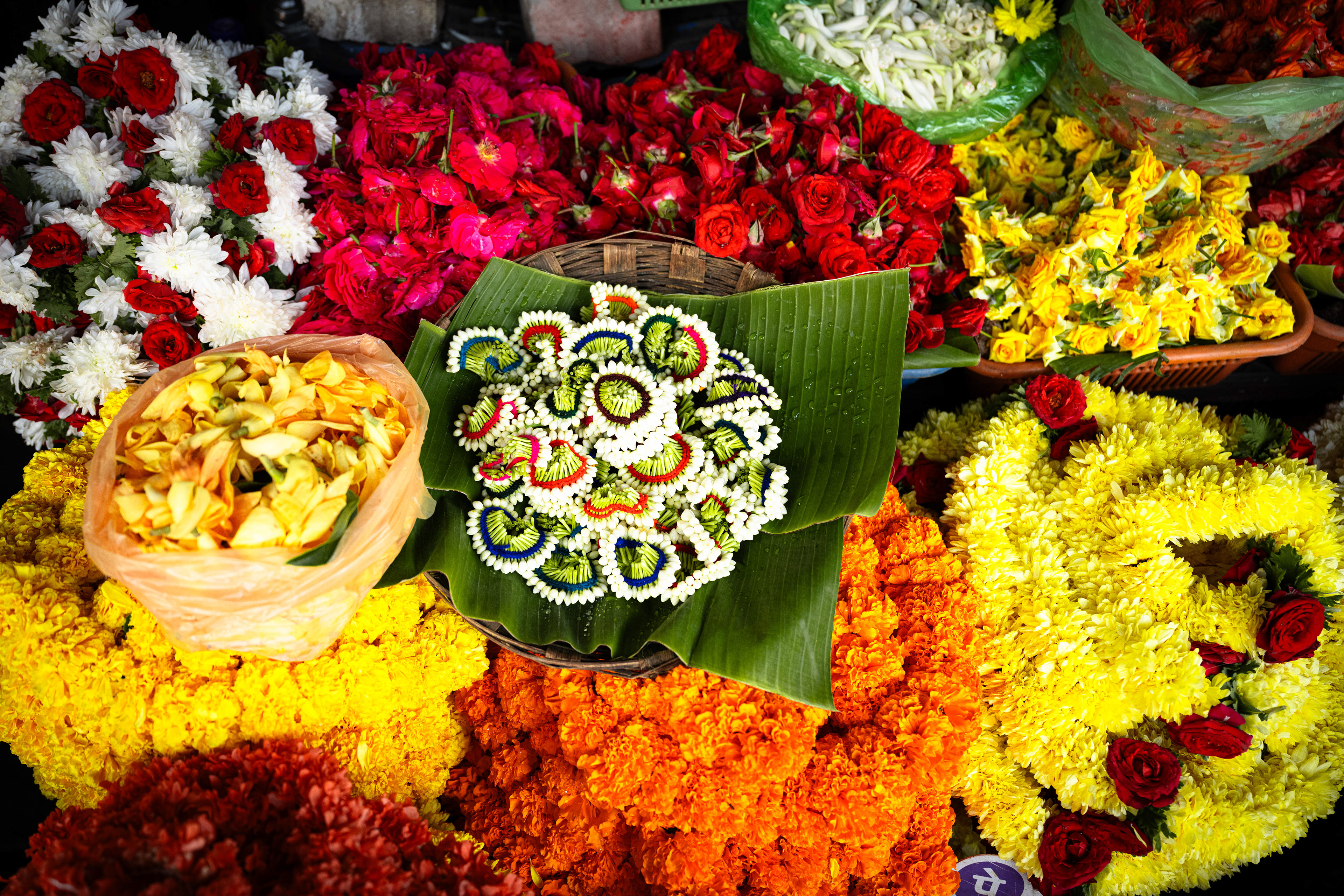 Flower Market, Bengaluru, India