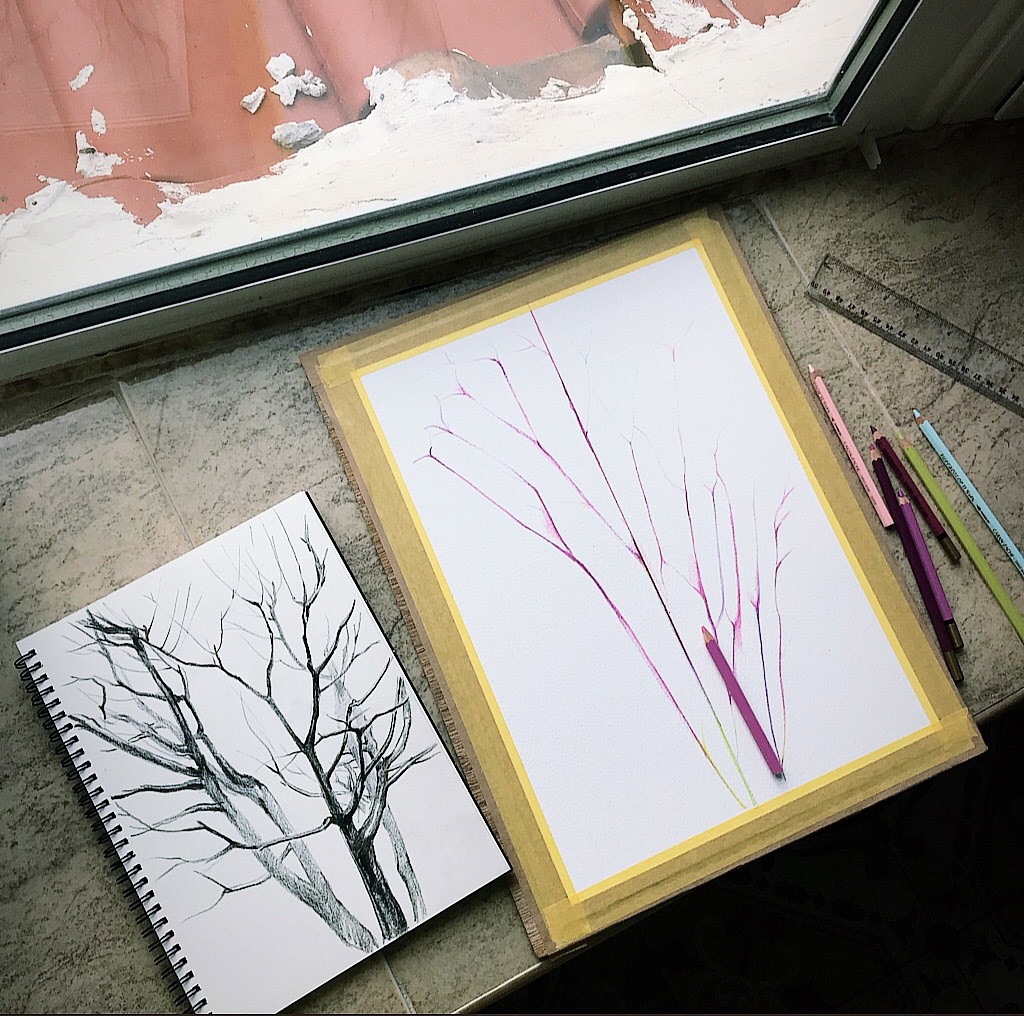 drawing with my inspiration