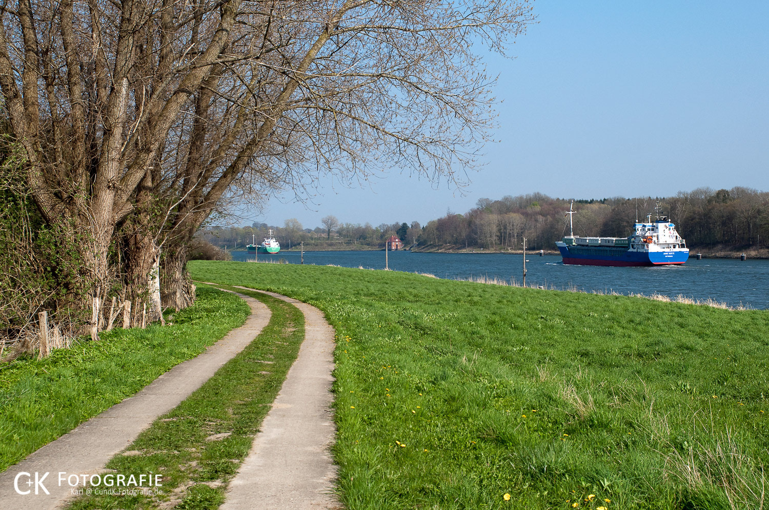 Landschaft am Nord Ostsee Kanal