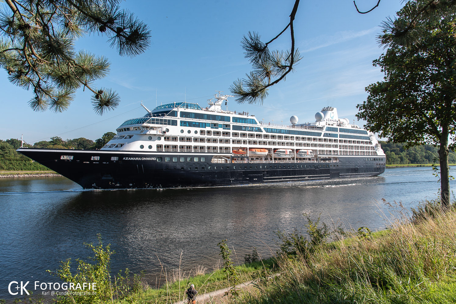 Azamara Onward im NOK bei Sehestedt