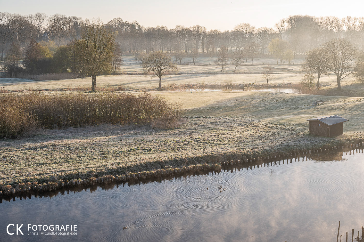 Morgenstimmung am Breitenburg Kanal