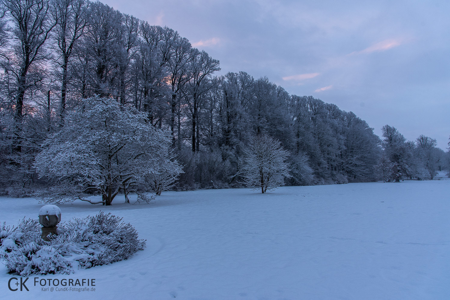 Schlosspark Eutin Winter 2022