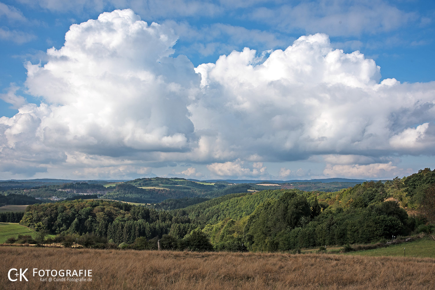 Wolkenbildung in der Eifel