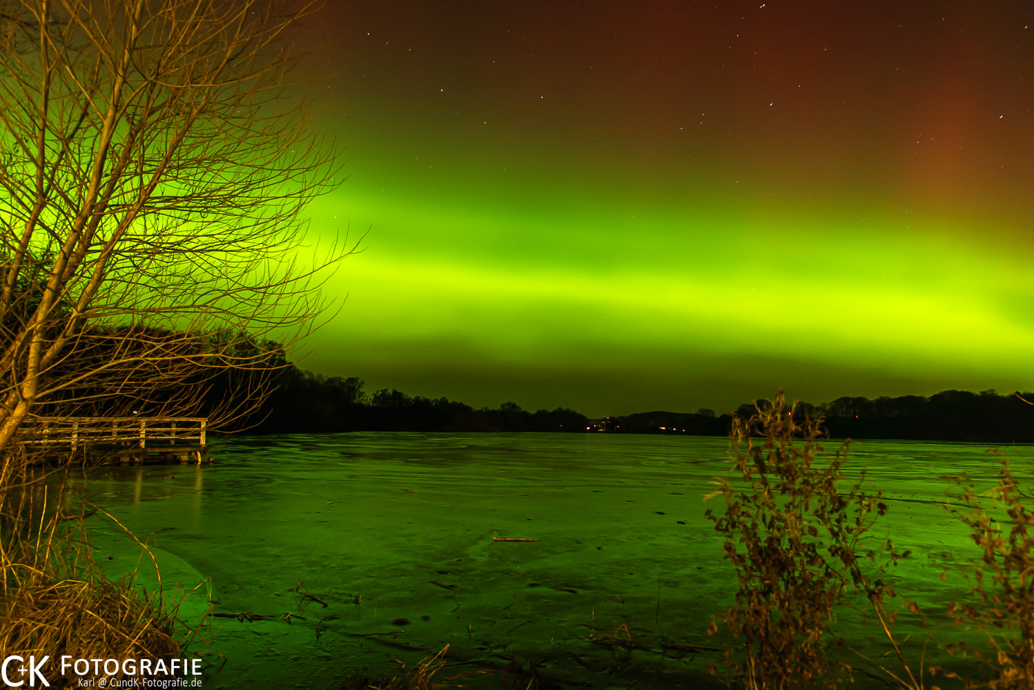 Polarlichter am Großen Eutiner See