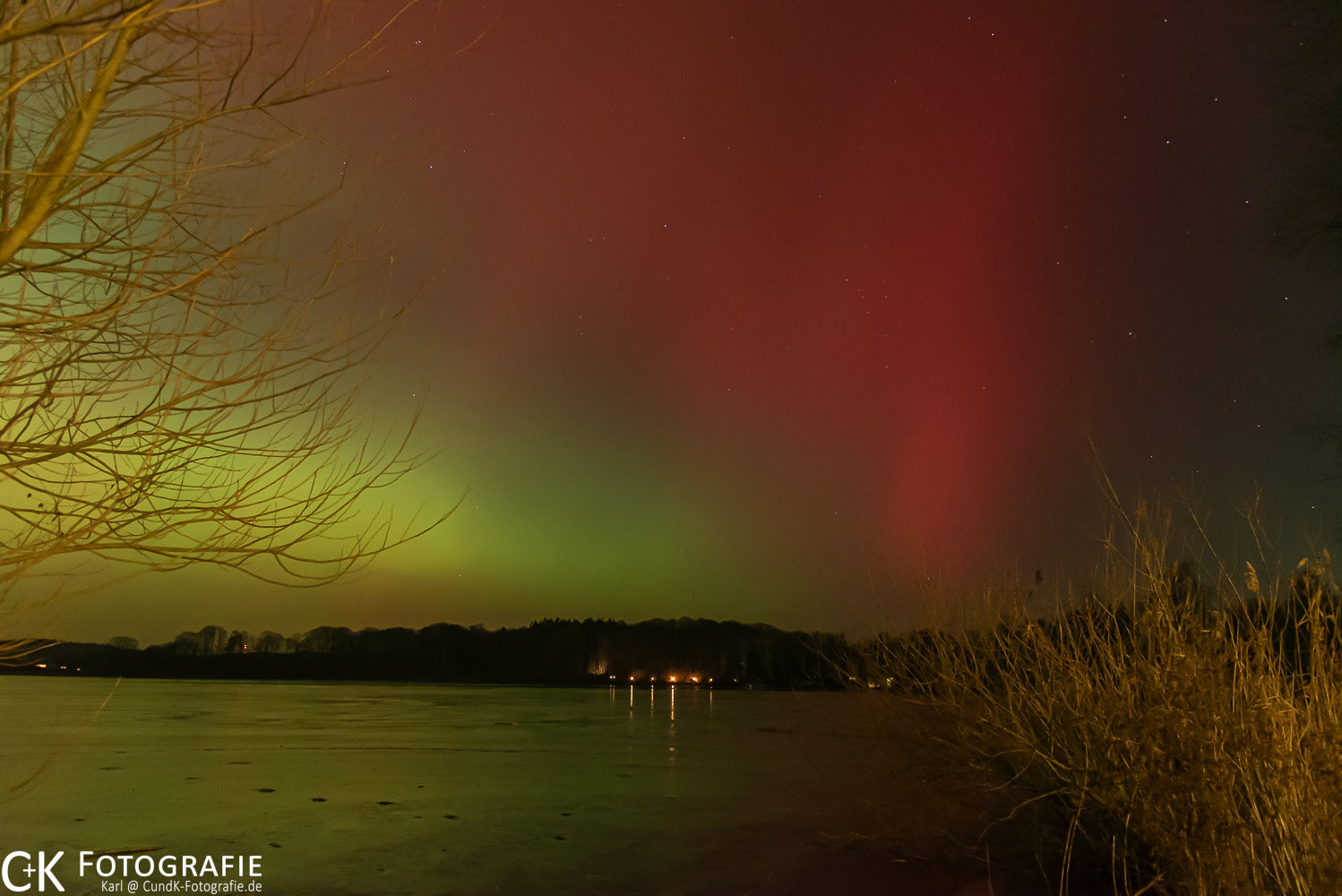 Polarlichter am Großen Eutiner See
