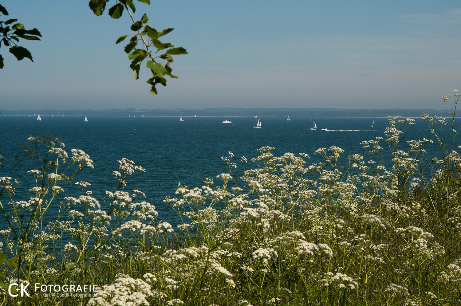 Segelboote auf der Ostsee bei Brodten
