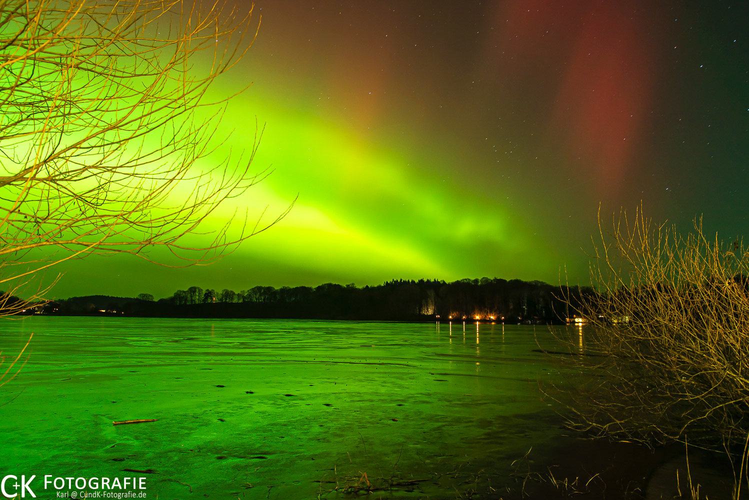 Polarlichter am Großen Eutiner See