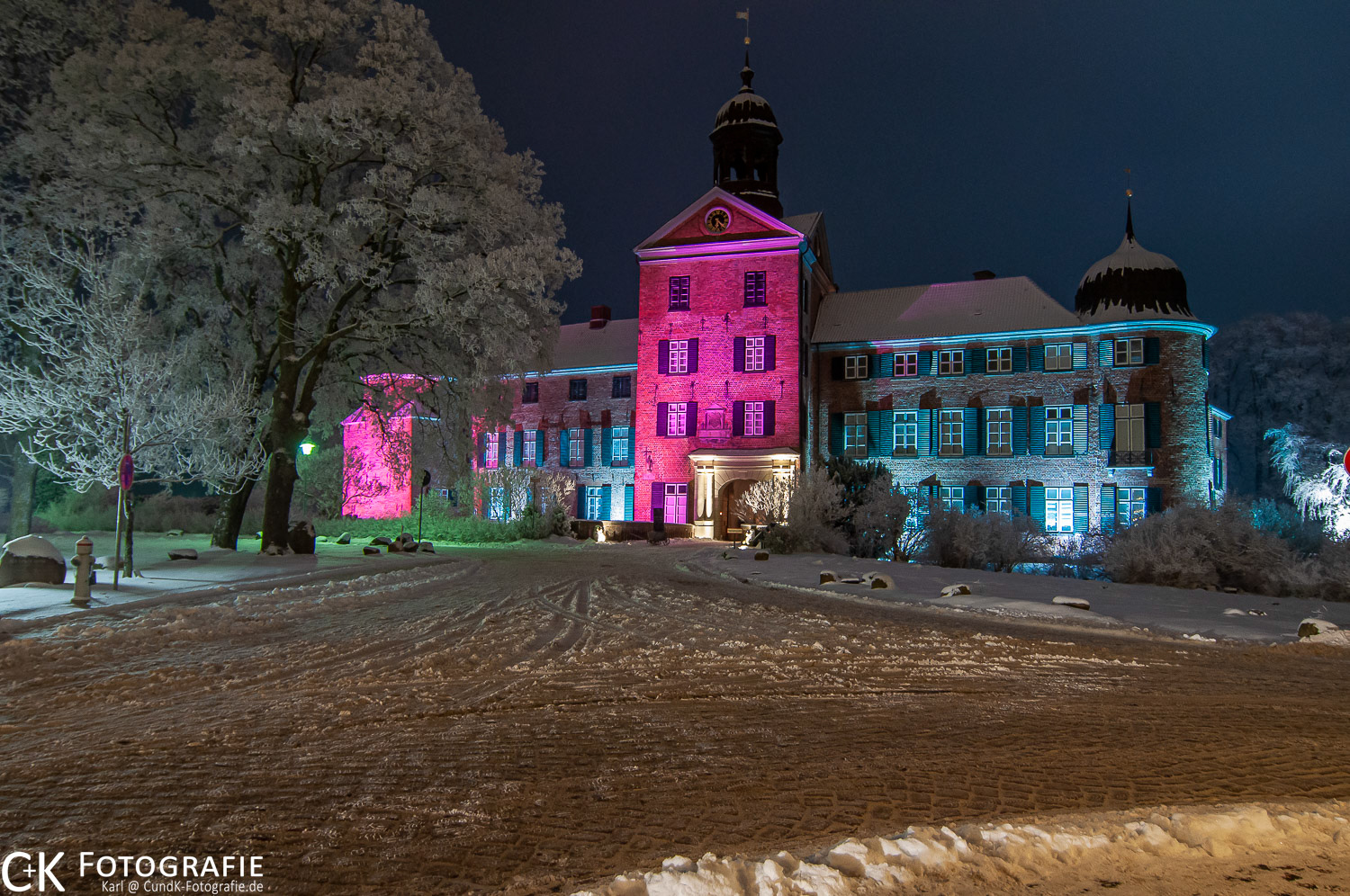 Eutiner Schloß angestrahlt 