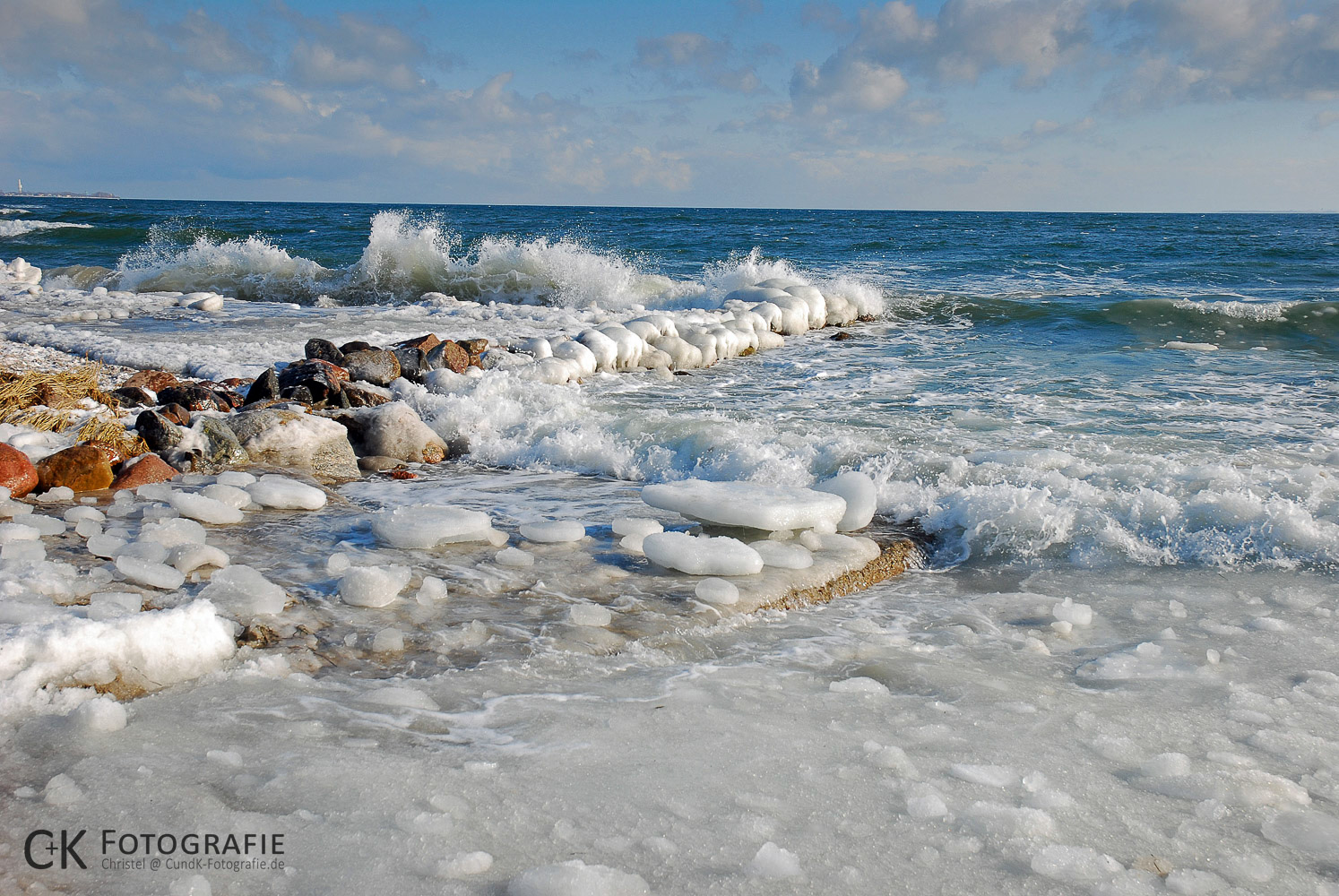 Eisige Ostsee