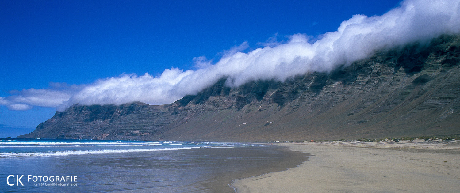 Wolken auf dem Risco de Famara