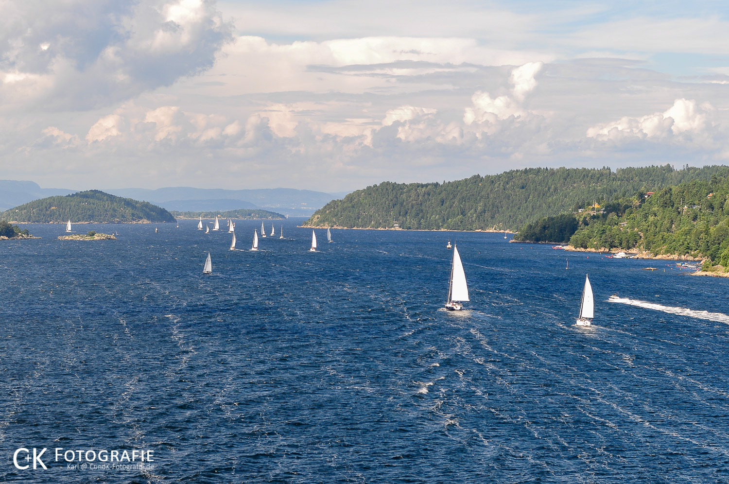 Segelboote im Oslofjord