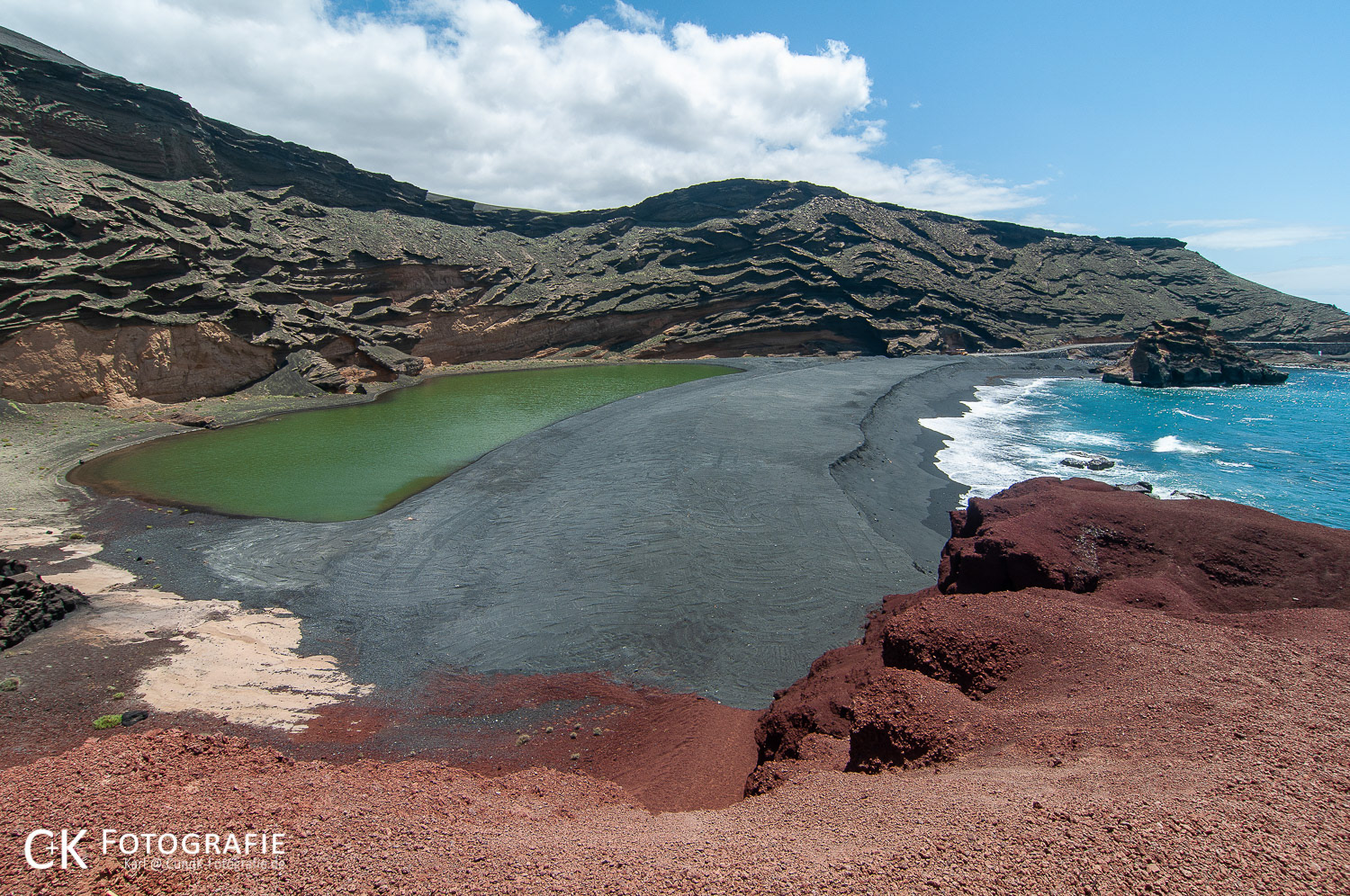 Grüner Kratersee bei El Golfo