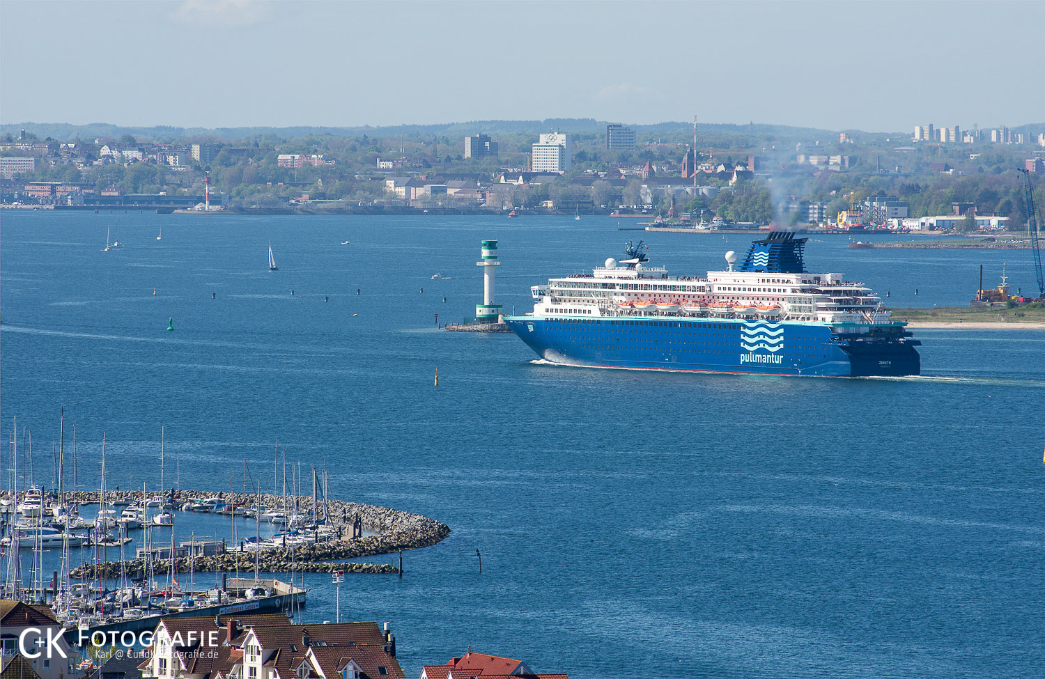 Zenith auf der Kieler Förde bei Falkenstein