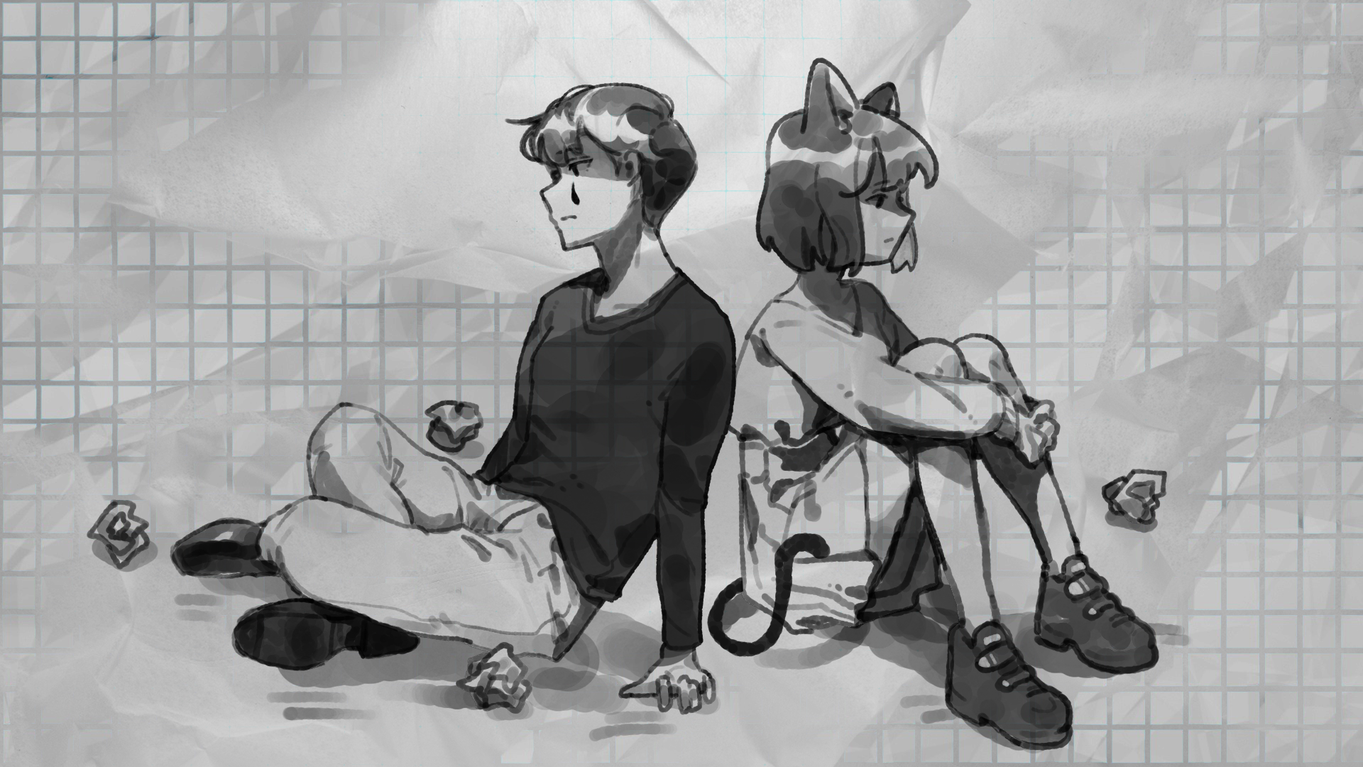 금사향&핑맨_낙서