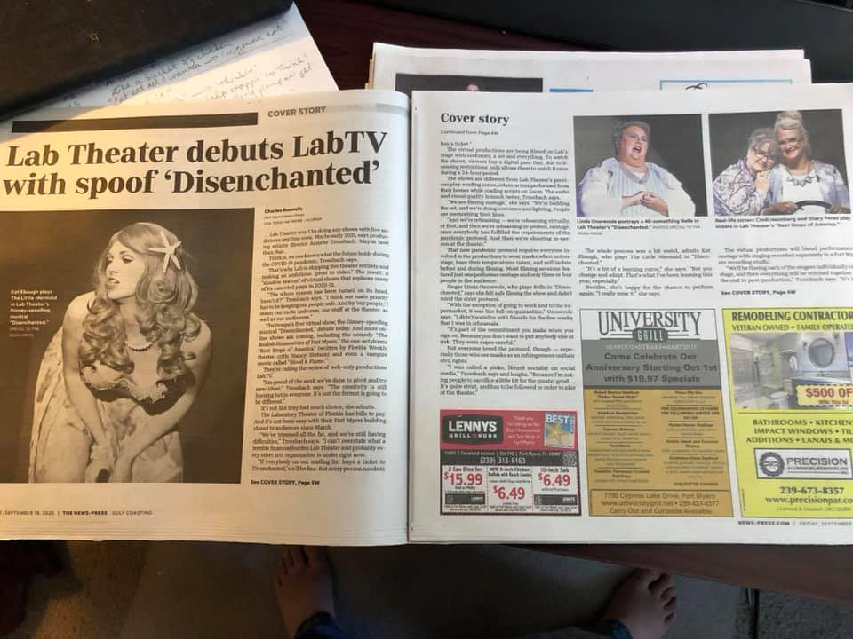 Adding a two page spread for this film was incredible.