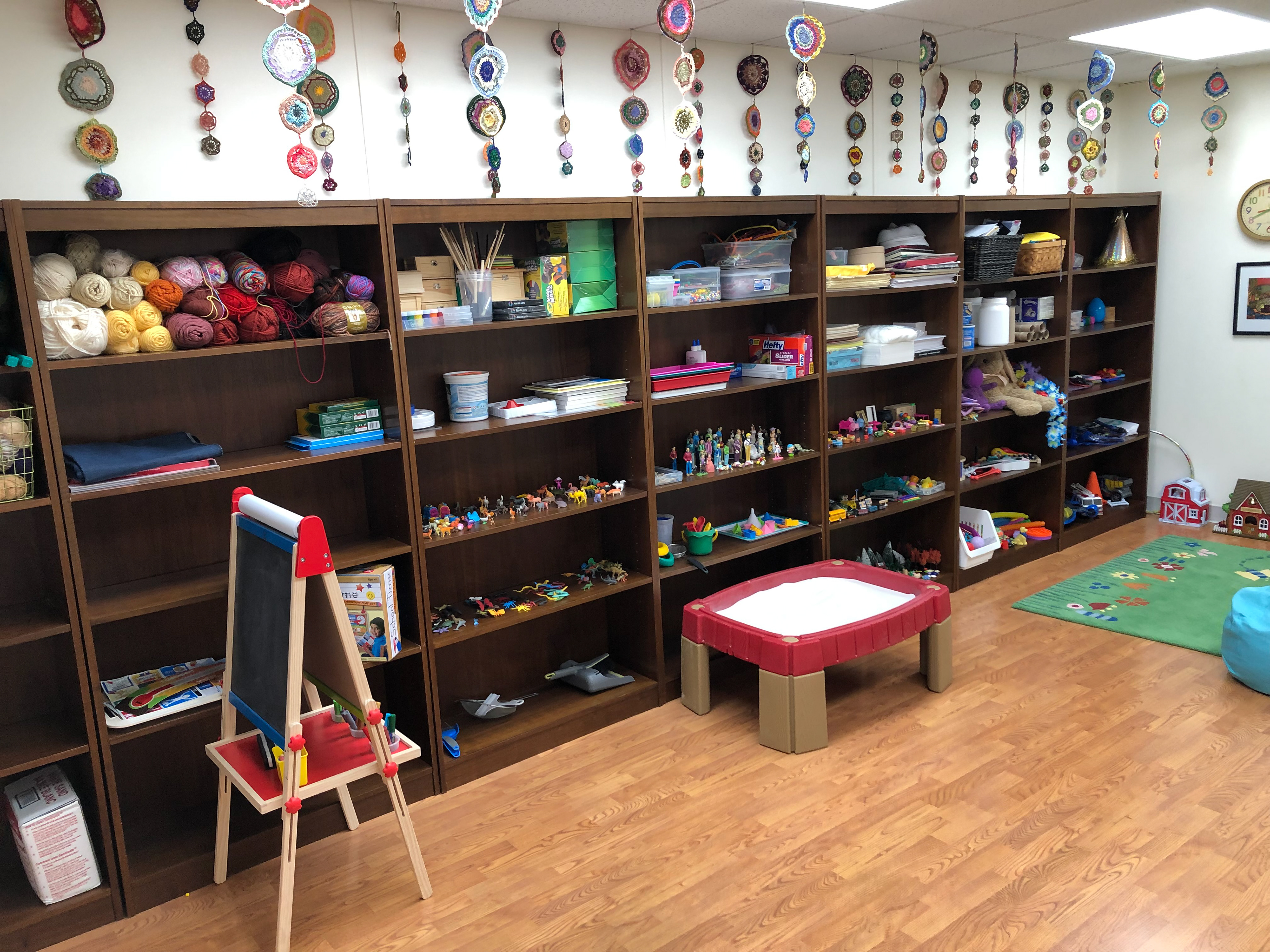 Toys and materials to engage creativity!