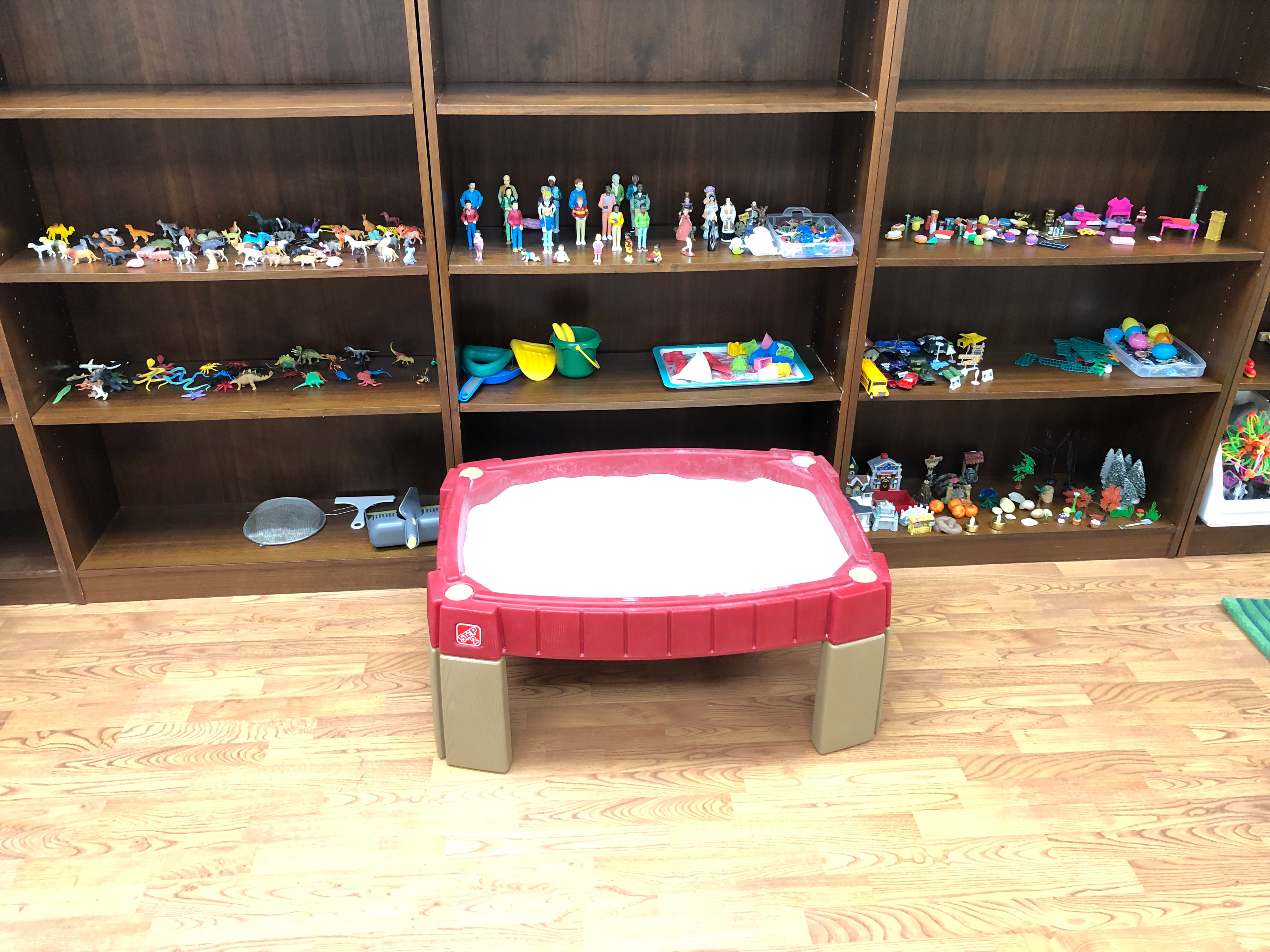 Sandbox with miniatures