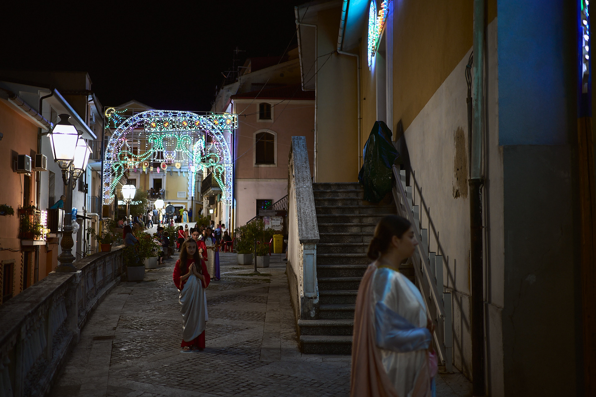 Il corteo per le vie del paese termina con l’arrivo delle Litanie Lauretane in chiesa