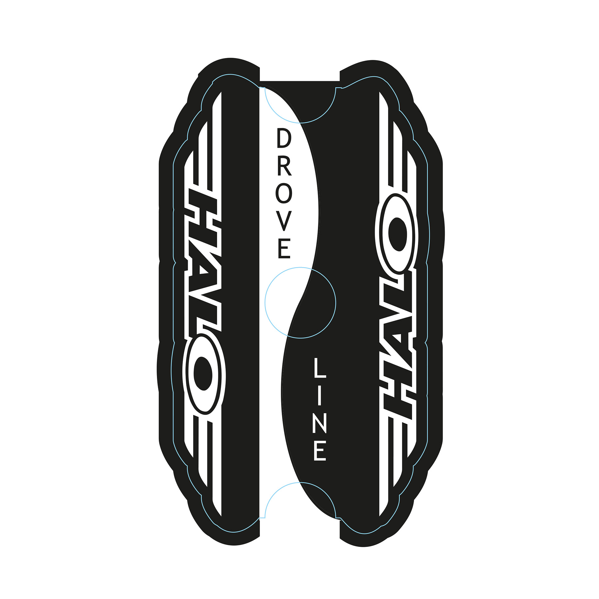 Wheel logo for Halo Wheels