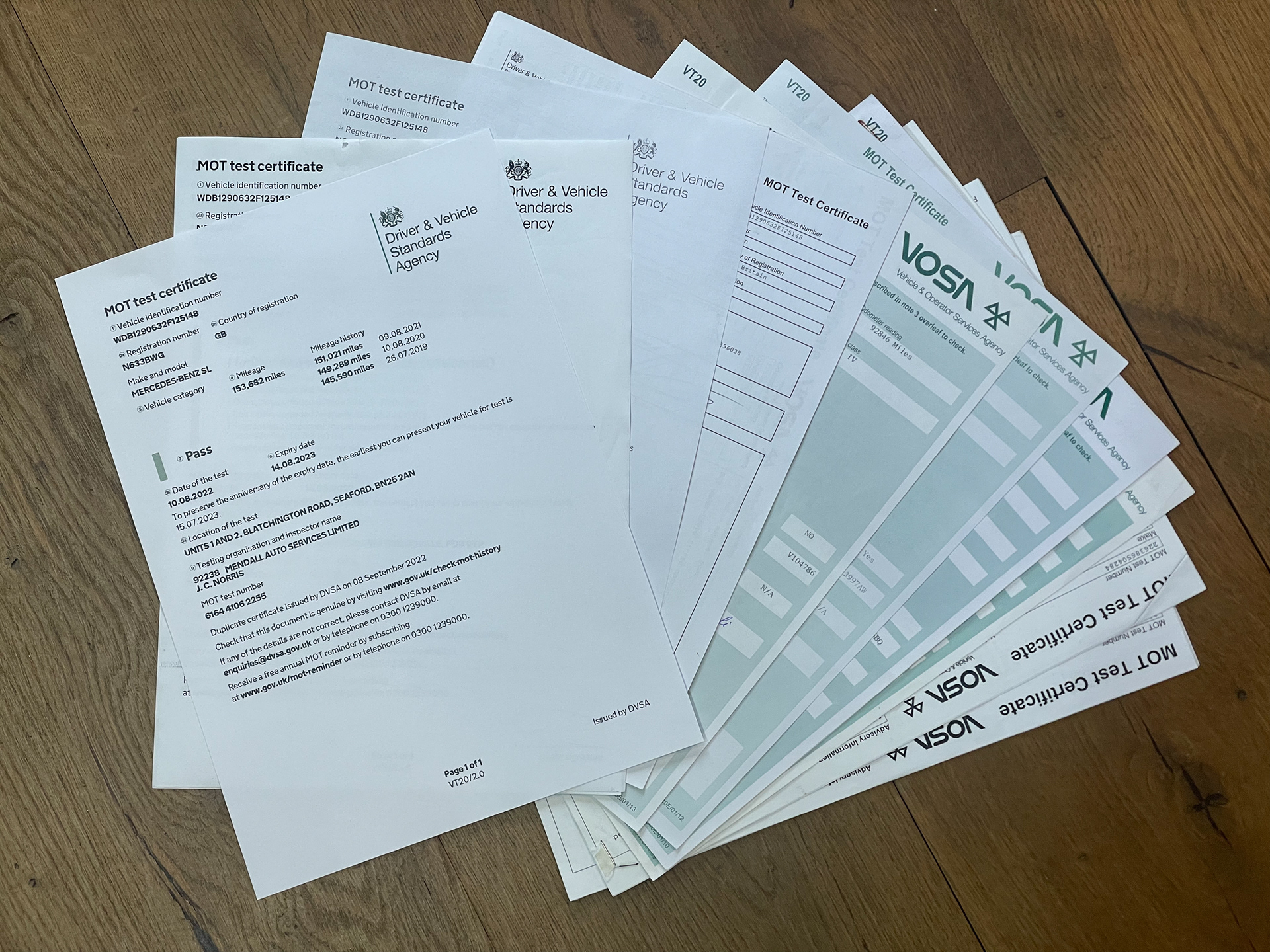 Every MOT Certificate