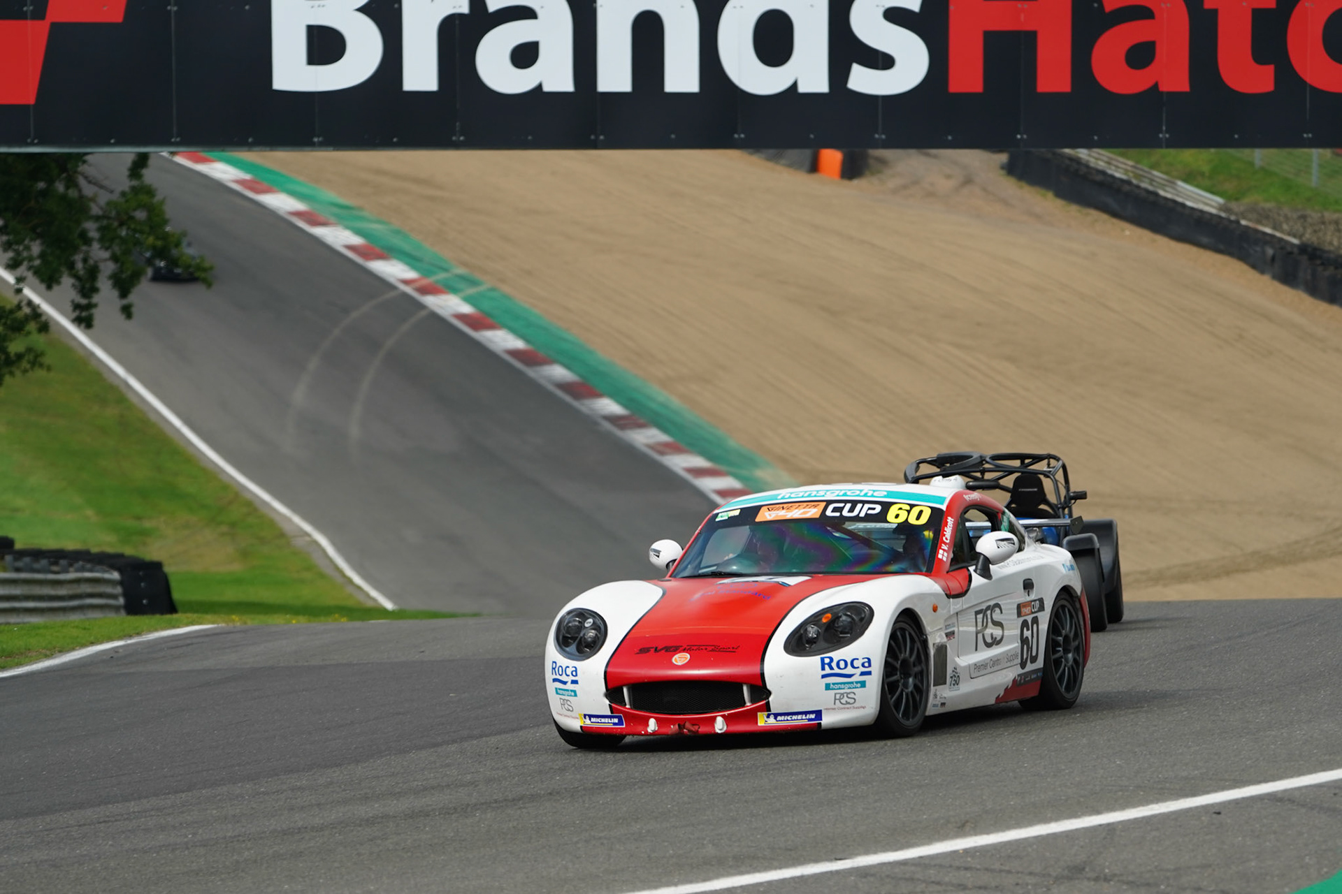 Ginetta practice session