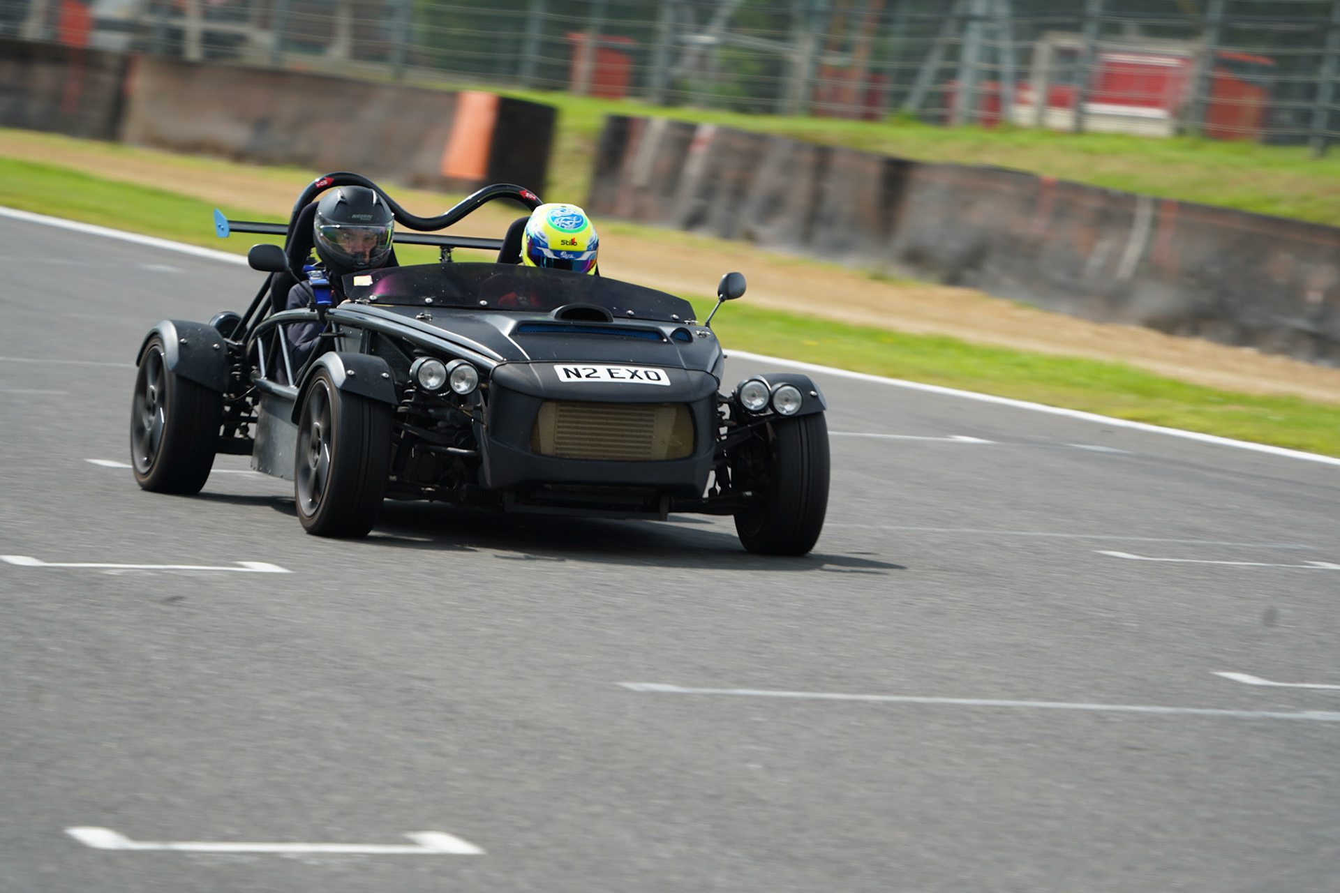 Shot from the pit wall