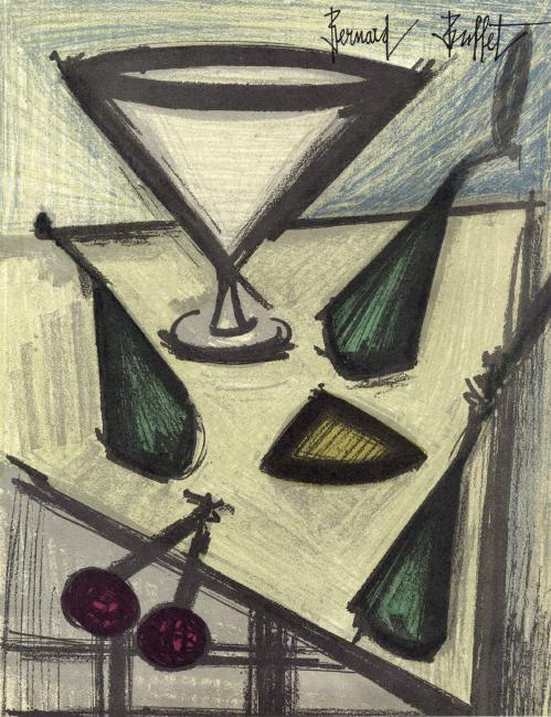 “Still Life with Fruit”, Lithograph in Colors, c.1968, Edition:2000, Signed in Plate, 9.5 x 12.5”, Please Inquire