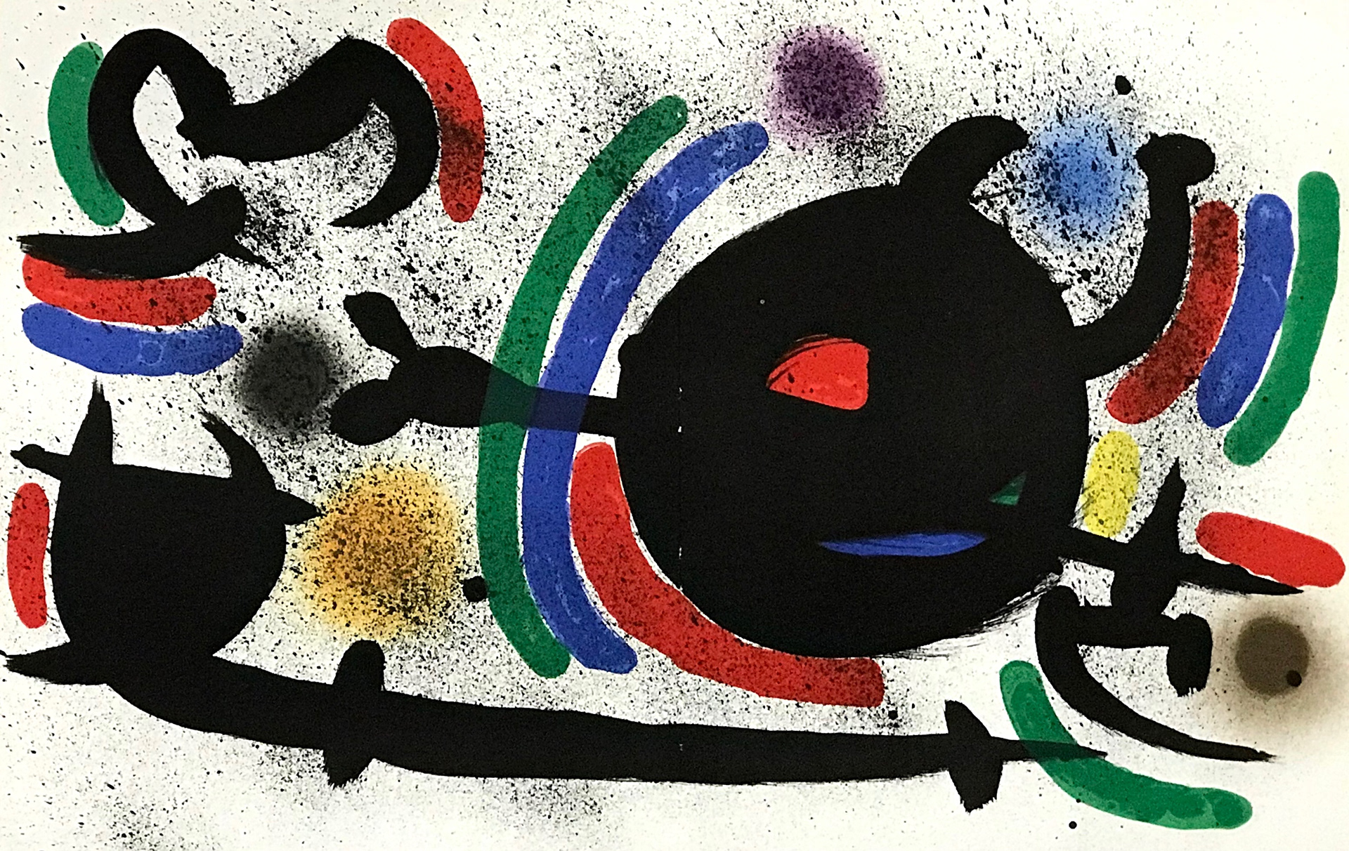 “Composition - Lithographies X” Lithograph in Colors, c.1972, Image: 12.5 x 19.5”, Reference: Mourlot 866, Please Inquire