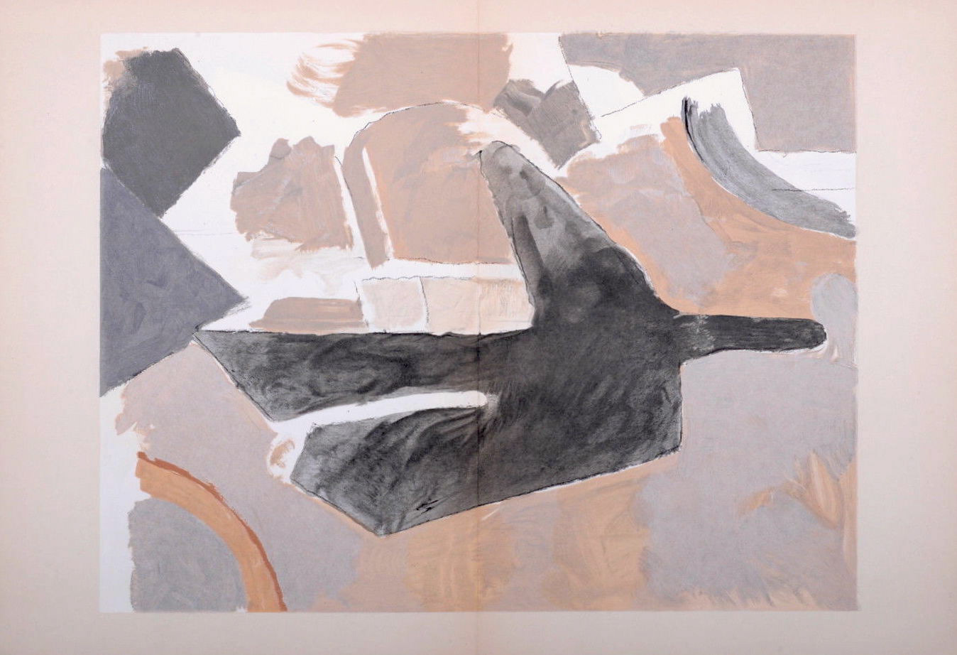 “Une Colombe” Lithograph in Colors, c.1967, Unsigned, Image Size: 15x22”, Please Inquire