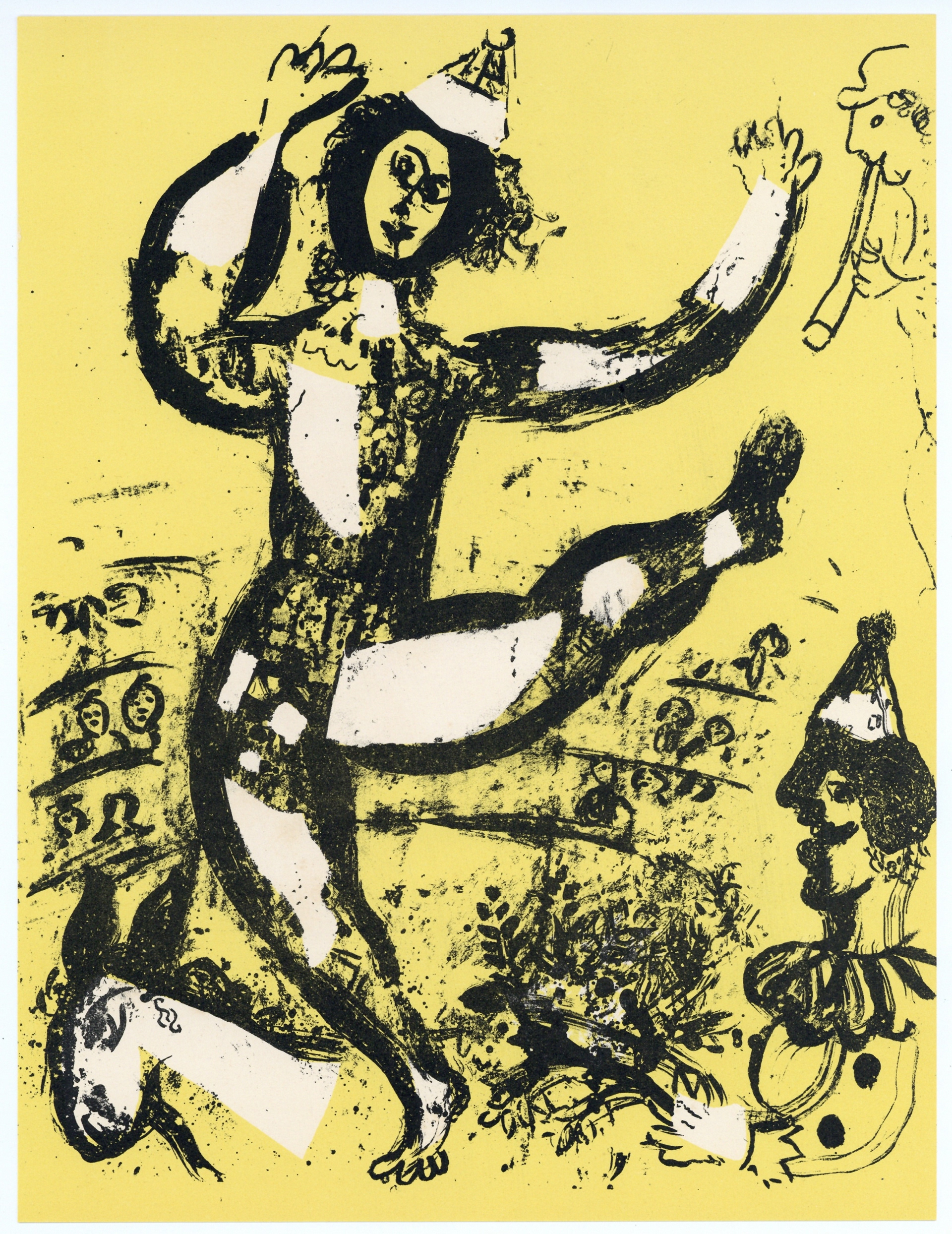 “The Circus” Lithograph in Colors, c.1960, Image:9.5 x 12.5”, Reference: Mourlot 289, Please Inquire