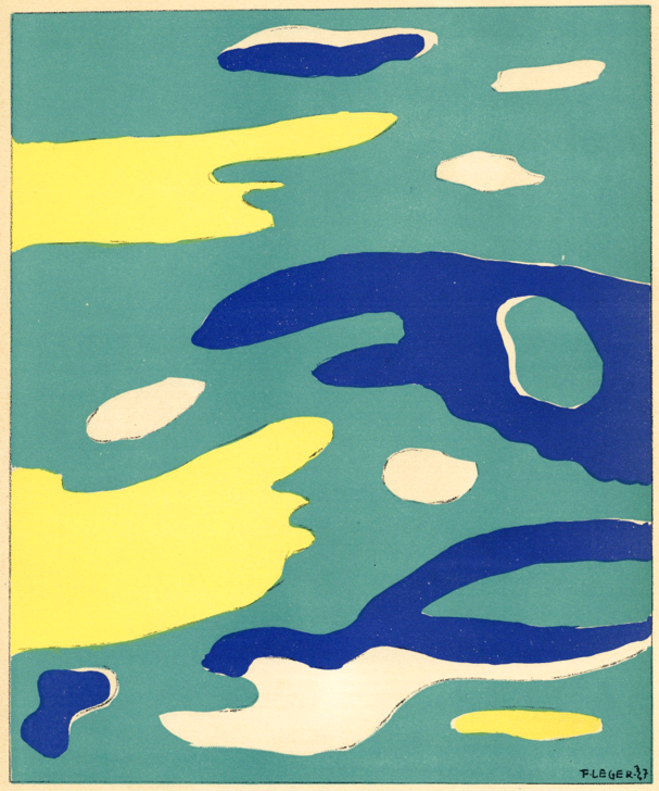 "Water" Lithograph in Colors, c.1937, Edition:Limited, Plate Signed LR, 14 x 10.25", Please Inquire