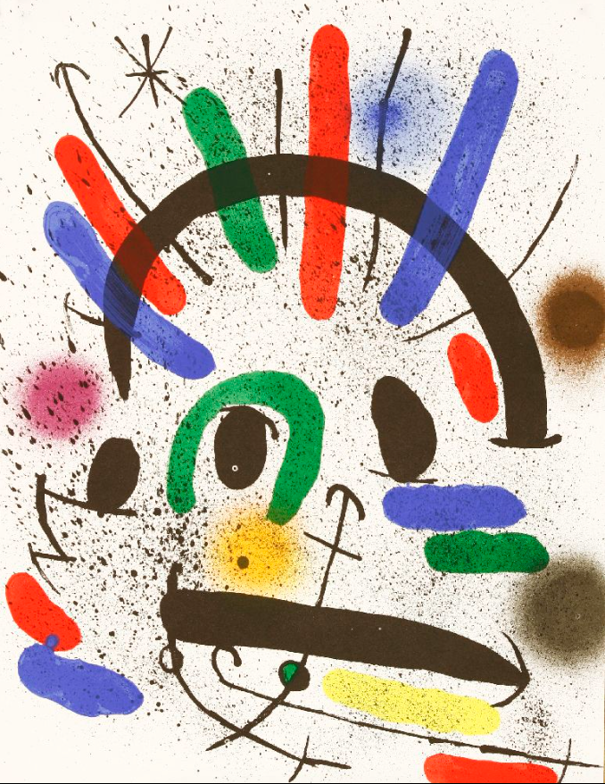 “In The Garden” Lithograph in Colors, c.1972, Image: 9.5 x 12.5”, Reference: Mourlot 858, Please Inquire
