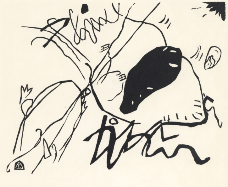 “Black Mark” Woodcut, c.1938, Edition:2000, Signed in Plate, Image: 7 x 8.5”, Reference: Roethel 145, Please Inquire