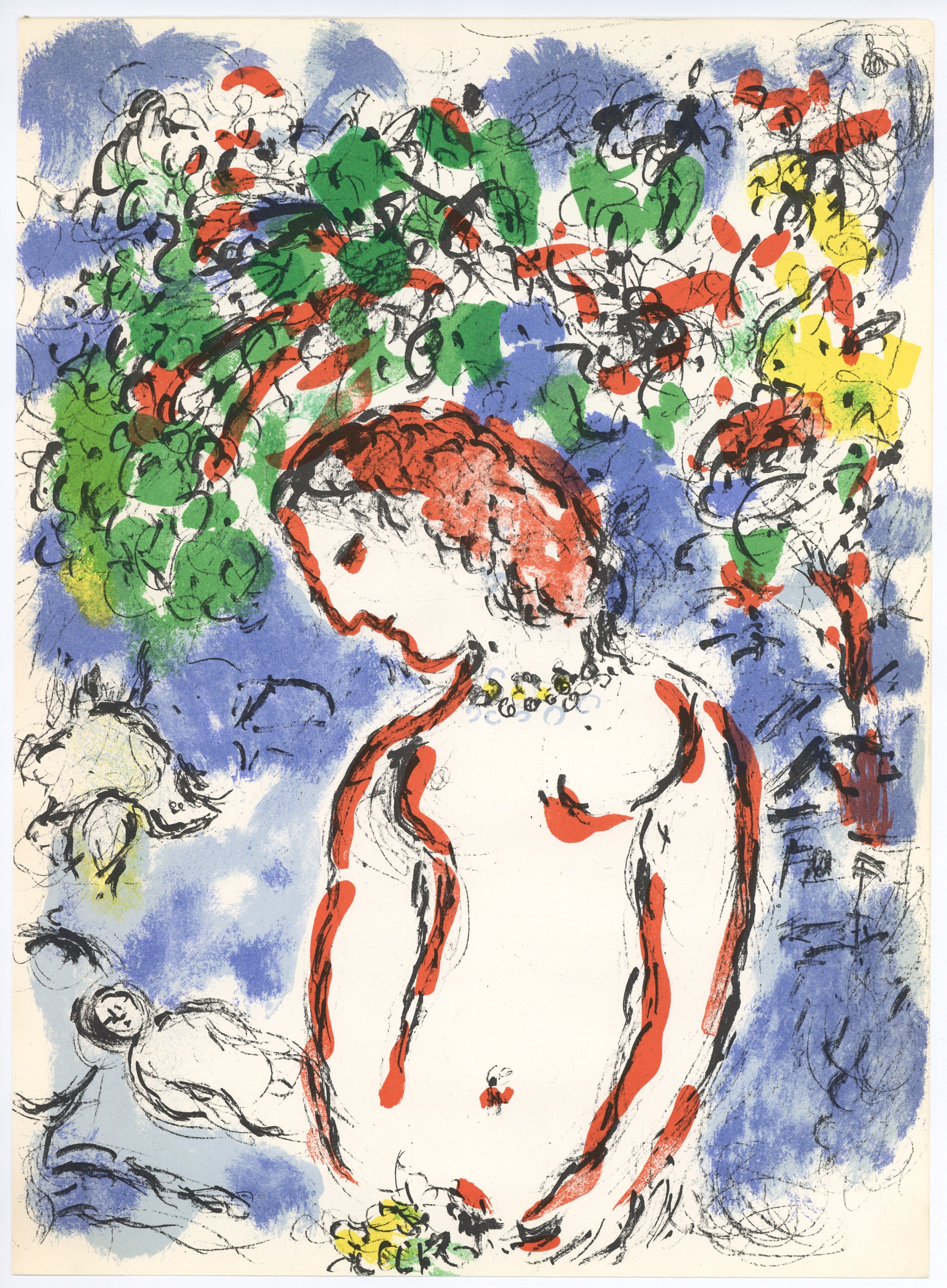 “A Spring Day” Lithograph, c.1972, Image:15 x 11”, Reference: Mourlot 650, Please Inquire
