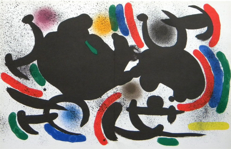 “Composition - Lithographies VII” Lithograph in Colors, c.1972, Image: 12.5 x 19.5”, Reference: Mourlot 863, Please Inquire