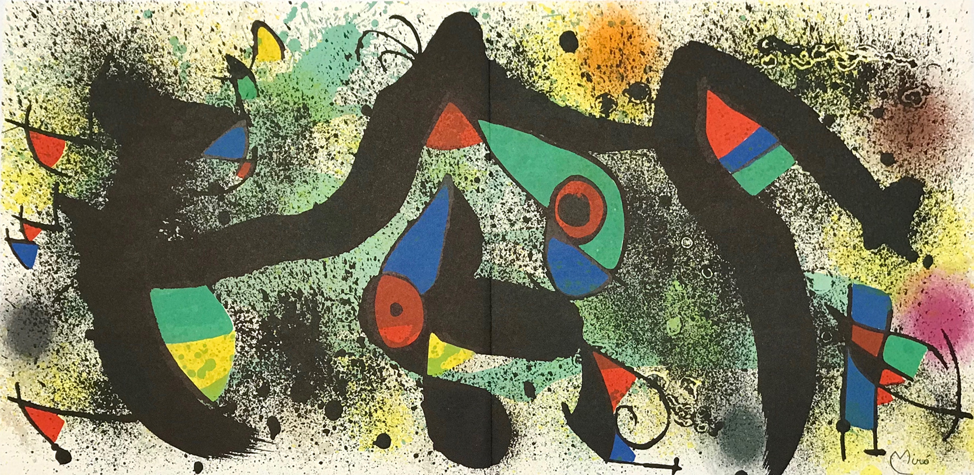 “Ceramics Suite I” Lithograph in Colors, c.1974, Signed in Plate, Image: 22 x 11”, Please Inquire