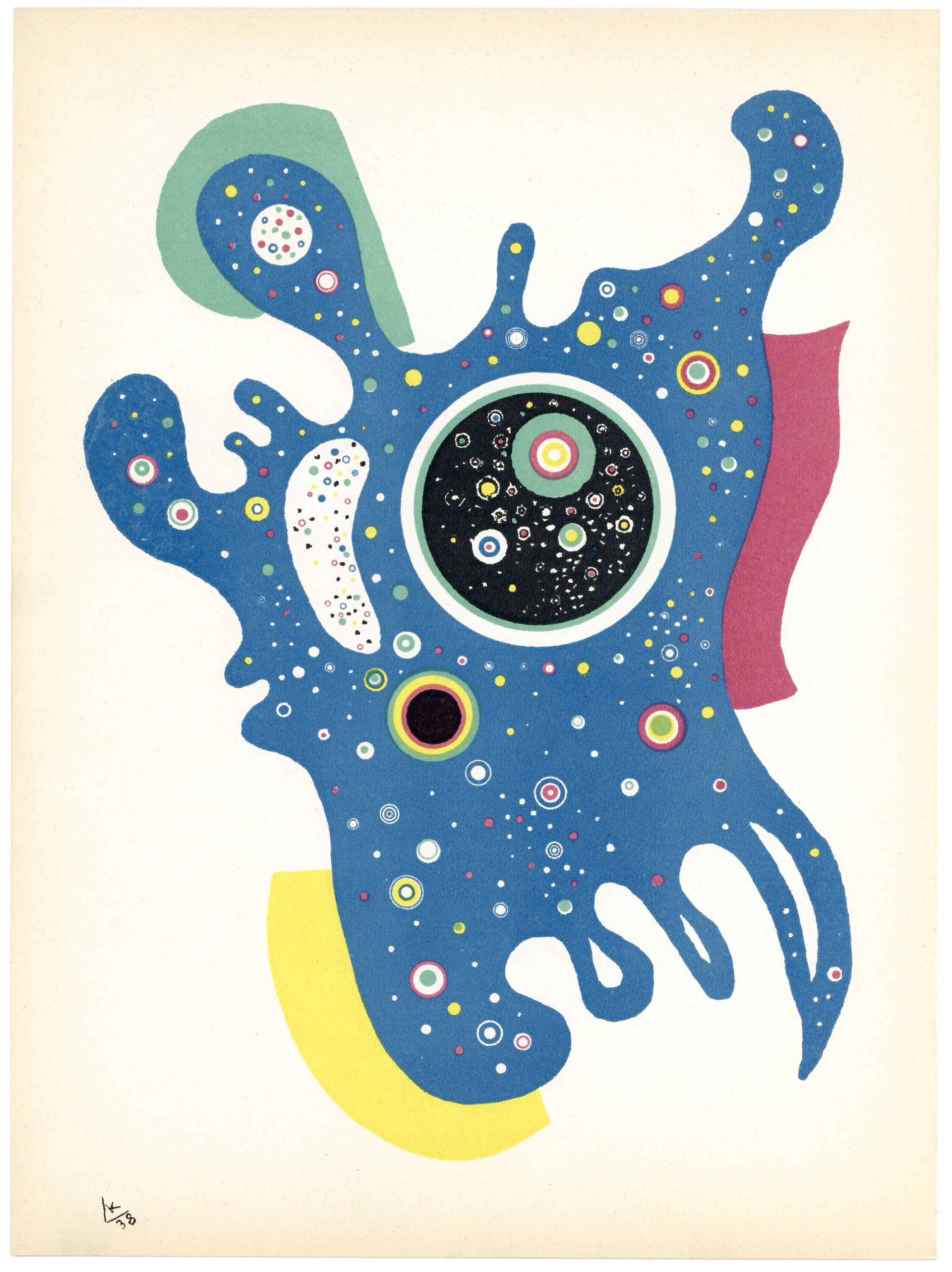 “The Stars” Lithograph (After), c.1938, Signed in Plate, Image: 10 x 14”, Reference: Roethel 130, Please Inquire
